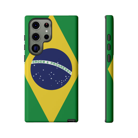 Brazil Flag Phone Case | iPhone 15 Plus/ Pro, 14, 13, 12| Google Pixel 7, Pro, 5| Samsung Galaxy S23 All Major Phone Models