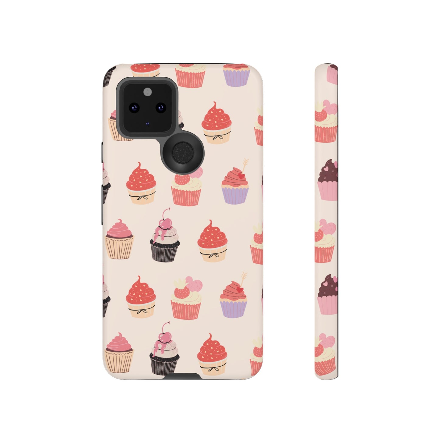 Cupcake Collage Wallpaper Phone Case | iPhone 15 Plus/ Pro, 14, 13, 12| Google Pixel 7, Pro, 5| Samsung Galaxy S23 All Major Phone Models