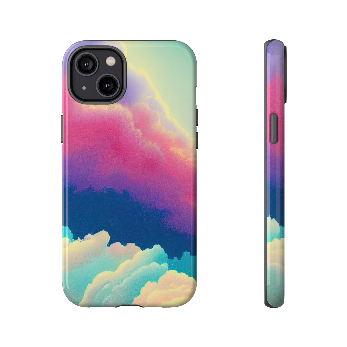 Colourful Clouds Wallpaper Phone Case | iPhone 15 Plus/ Pro, 14, 13, 12| Google Pixel 7, Pro, 5| Samsung Galaxy S23 All Major Phone Models