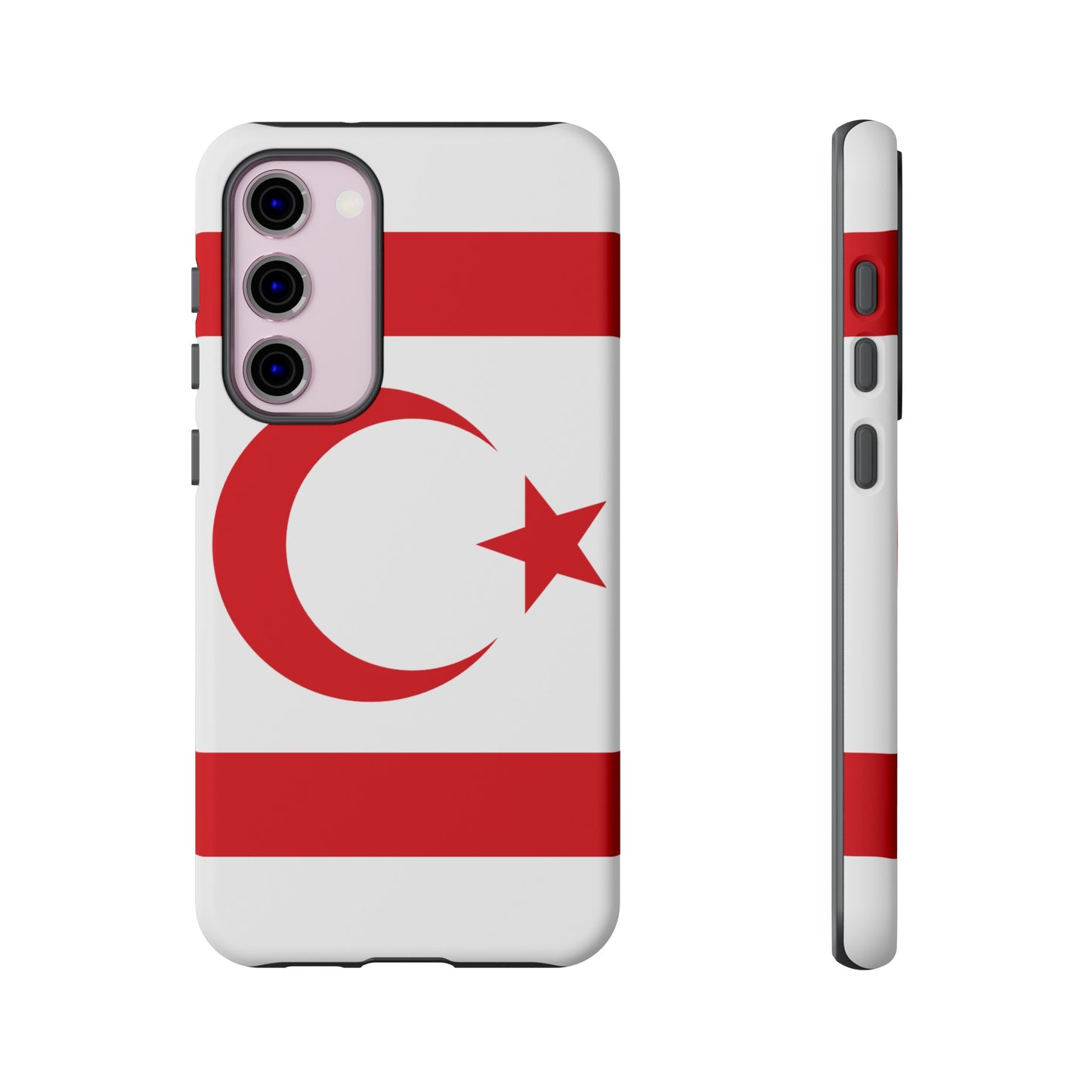 Northern Cyprus Flag Phone Case | iPhone 15 Plus/ Pro, 14, 13, 12| Google Pixel 7, Pro, 5| Samsung Galaxy S23 All Major Phone Models