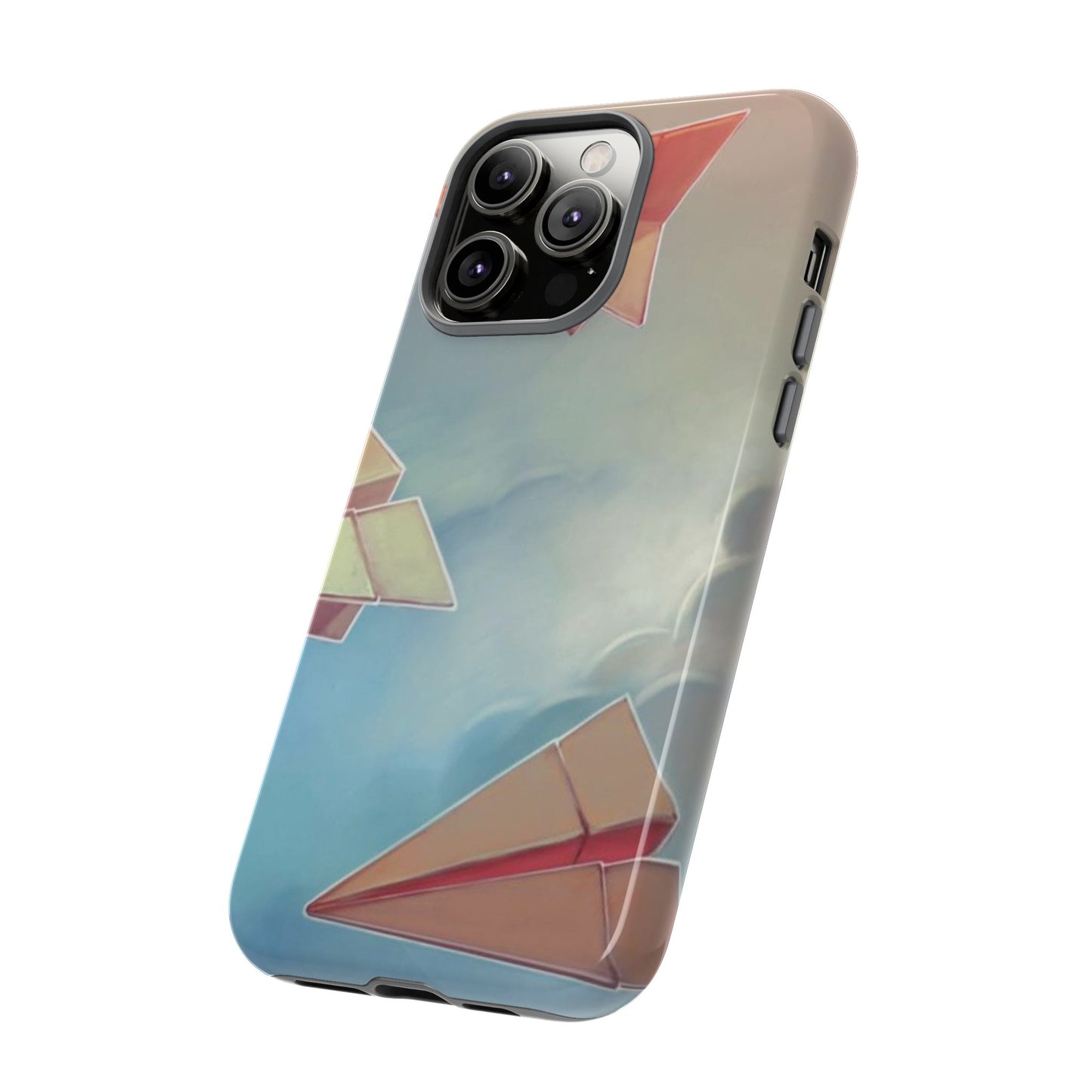 Paper Plane Wallpaper Phone Case | iPhone 15 Plus/ Pro, 14, 13, 12| Google Pixel 7, Pro, 5| Samsung Galaxy S23 All Major Phone Models