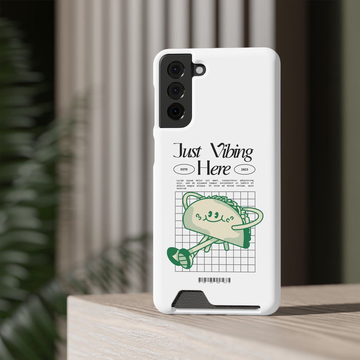 Just Vibing Here Phone Case | iPhone 15 Plus/ Pro, 14, 13, 12|Samsung Galaxy Models