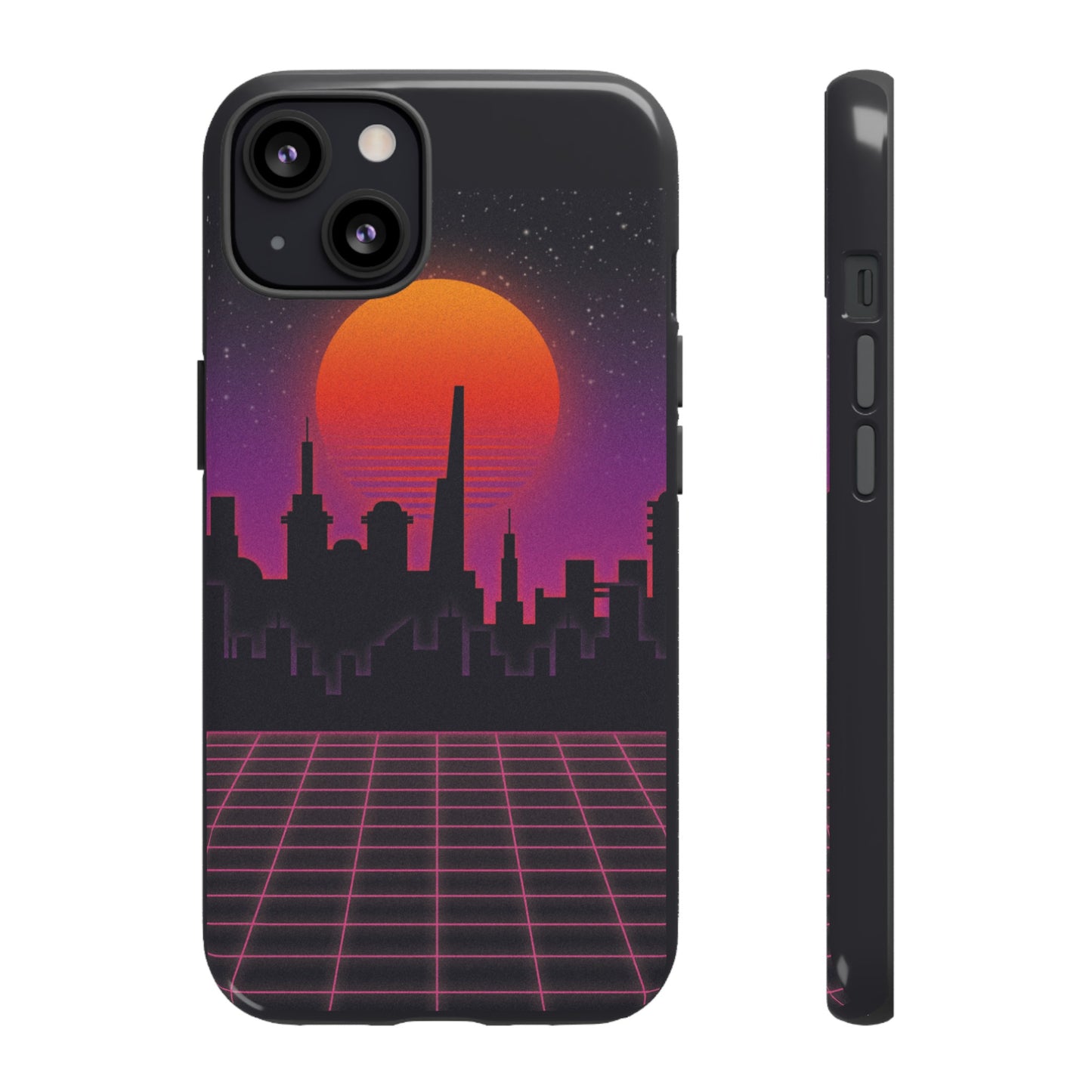 Retro City Phone Case | iPhone 15 Plus/ Pro, 14, 13, 12| Google Pixel 7, Pro, 5| Samsung Galaxy S23 All Major Phone Models