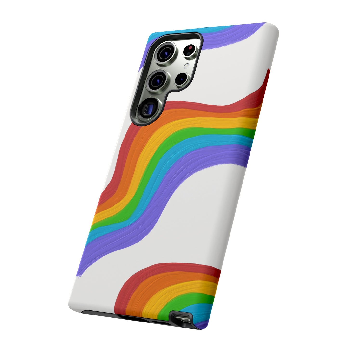 Rainbow Wallpaper Phone Case | iPhone 15 Plus/ Pro, 14, 13, 12| Google Pixel 7, Pro, 5| Samsung Galaxy S23 All Major Phone Models