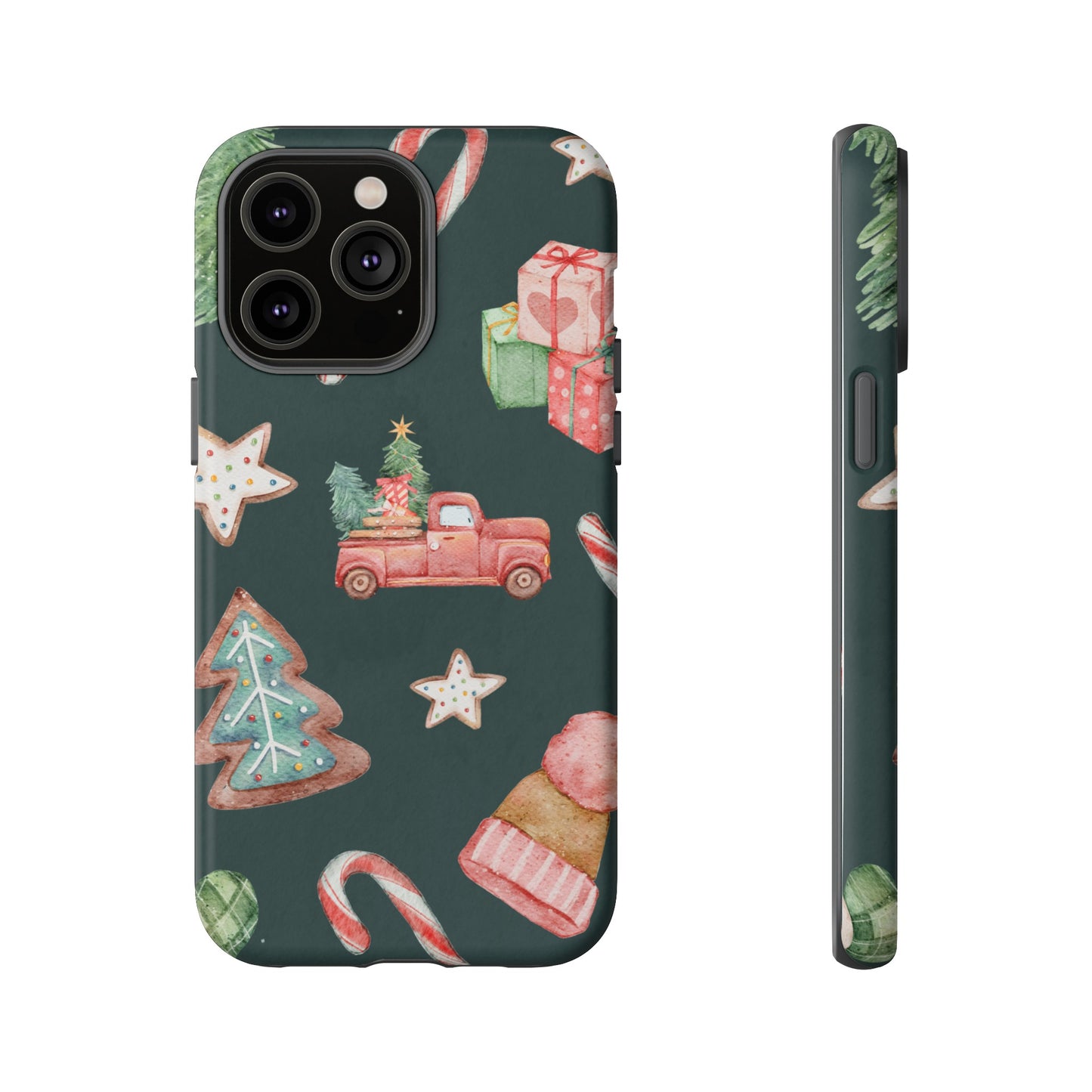 Festive Christmas Wallpaper Phone Case | iPhone 15 Plus/ Pro, 14, 13, 12| Google Pixel 7, Pro, 5| Samsung Galaxy S23 All Major Phone Models