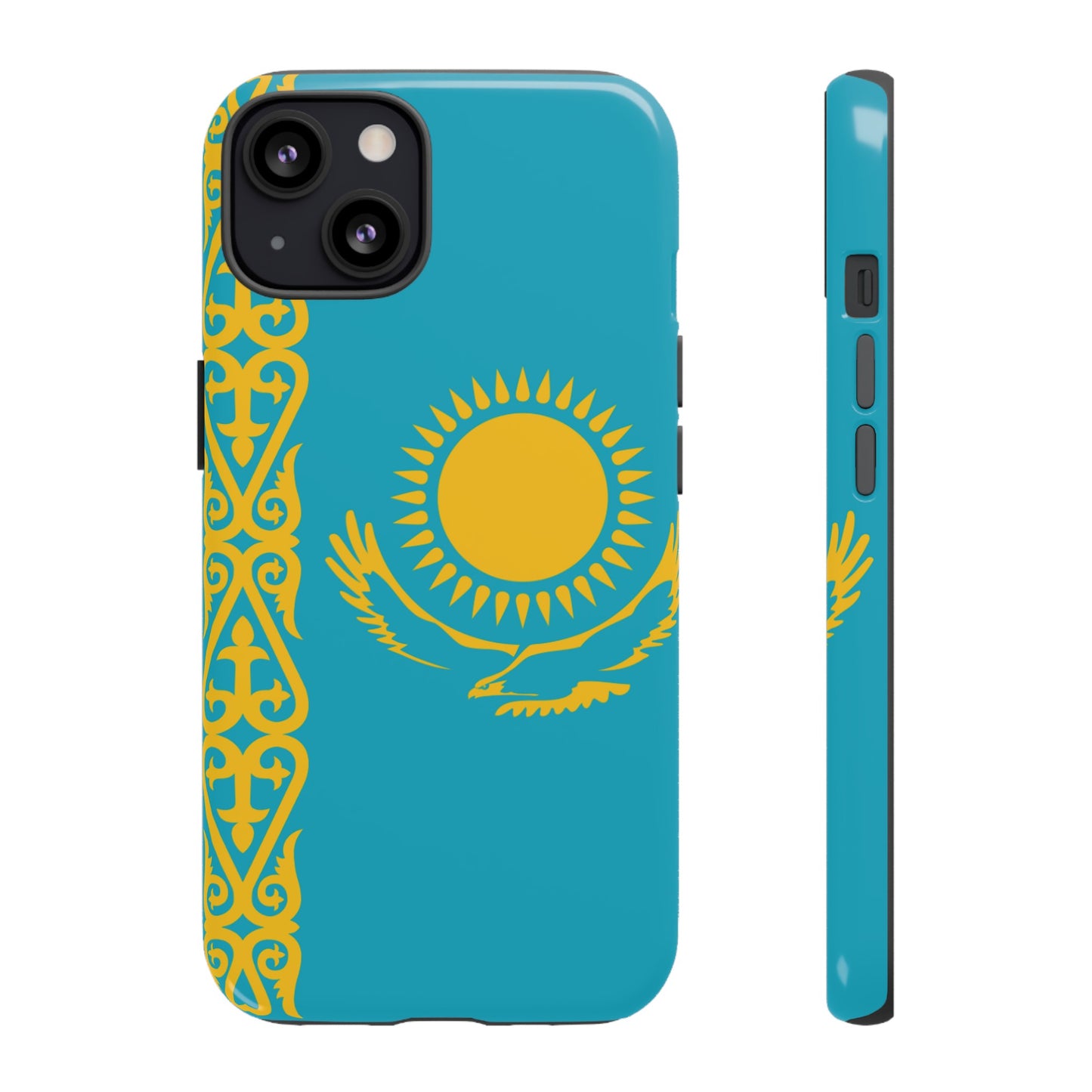 Kazakhstan Flag Phone Case | iPhone 15 Plus/ Pro, 14, 13, 12| Google Pixel 7, Pro, 5| Samsung Galaxy S23 All Major Phone Models