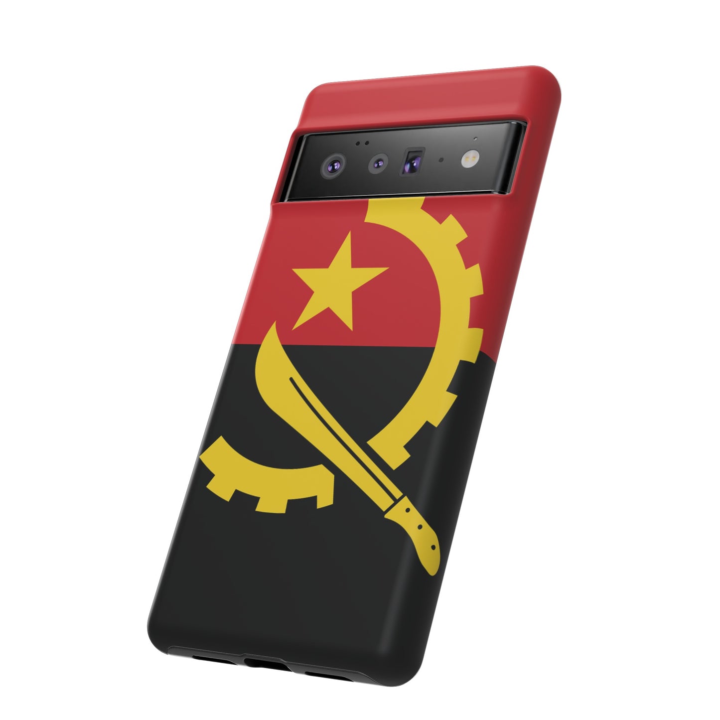 Angola Flag Phone Case | iPhone 15 Plus/ Pro, 14, 13, 12| Google Pixel 7, Pro, 5| Samsung Galaxy S23 All Major Phone Models