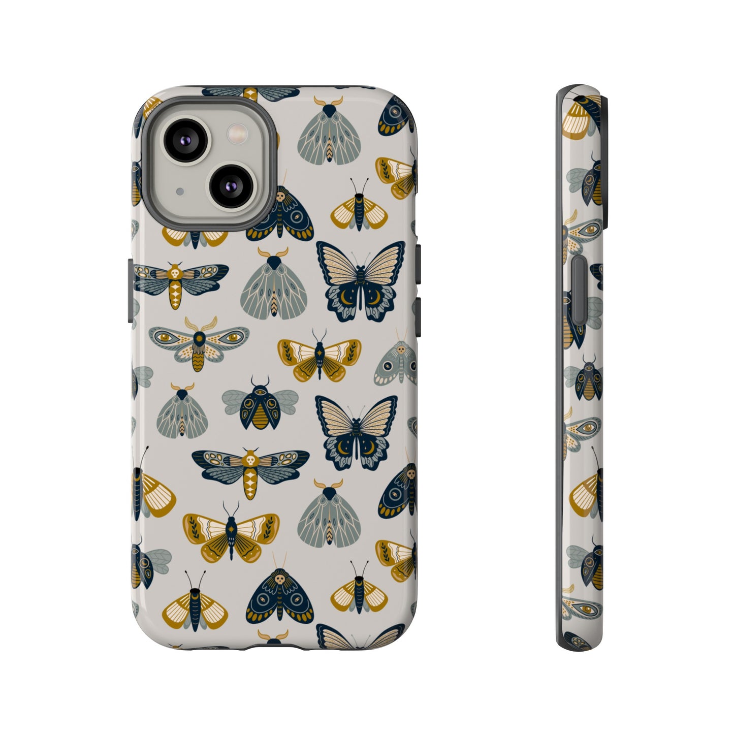 Butterfly and Moth Wallpaper Phone Case | iPhone 15 Plus/ Pro, 14, 13, 12| Google Pixel 7, Pro, 5| Samsung Galaxy S23 All Major Phone Models