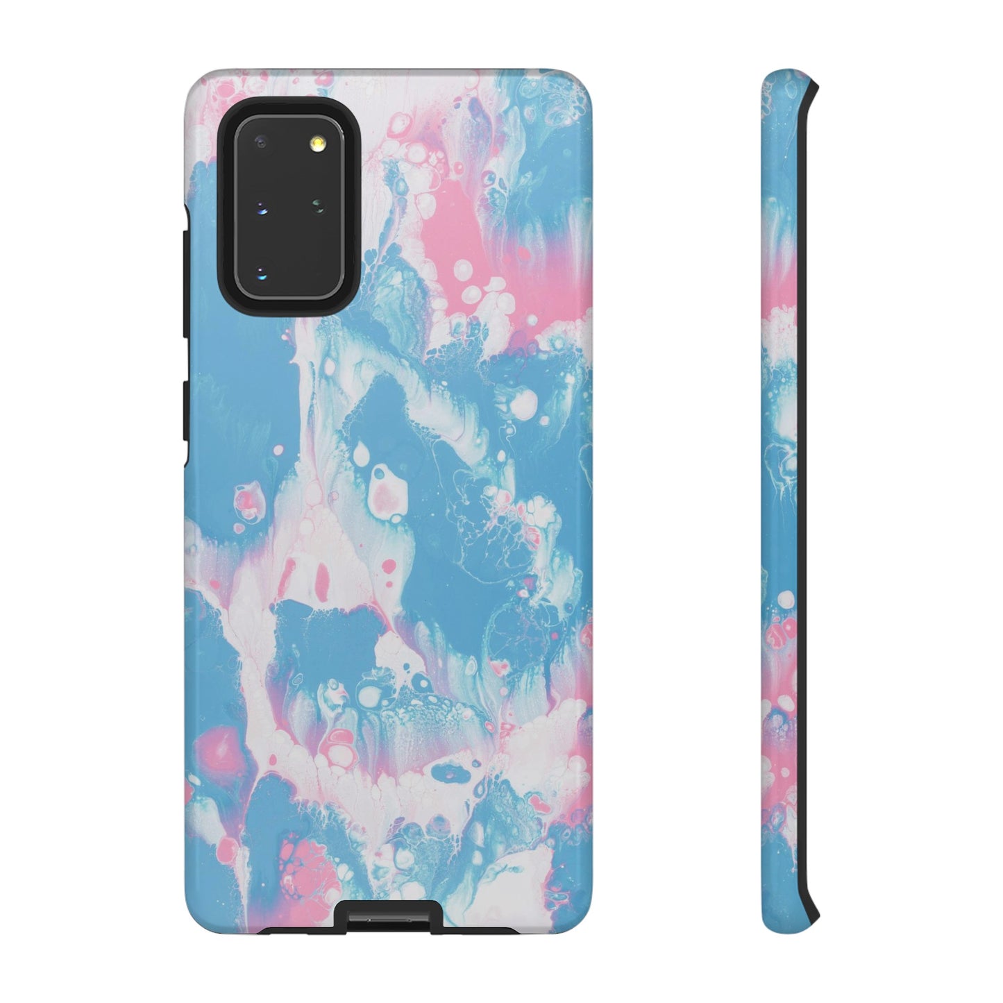 Baby Pink & Blue Resin Inspired Phone Case |iPhone 15 Plus/ Pro, 14, 13, 12|Google Pixel 7, Pro, 5|Samsung Galaxy S23 All Major Phone Models