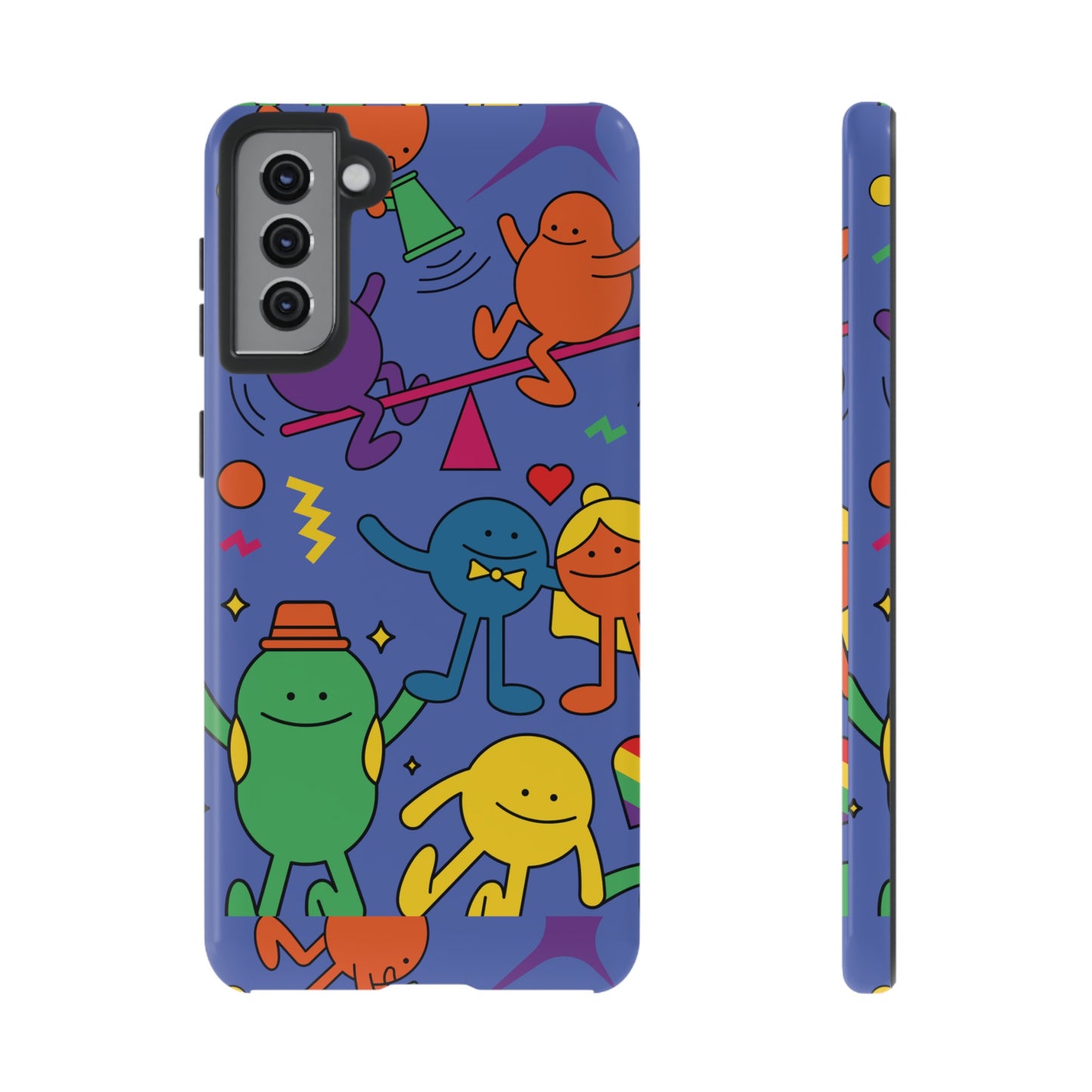 Colourful Cartoon Wallpaper Phone Case | iPhone 15 Plus/ Pro, 14, 13, 12| Google Pixel 7, Pro, 5| Samsung Galaxy S23 All Major Phone Models