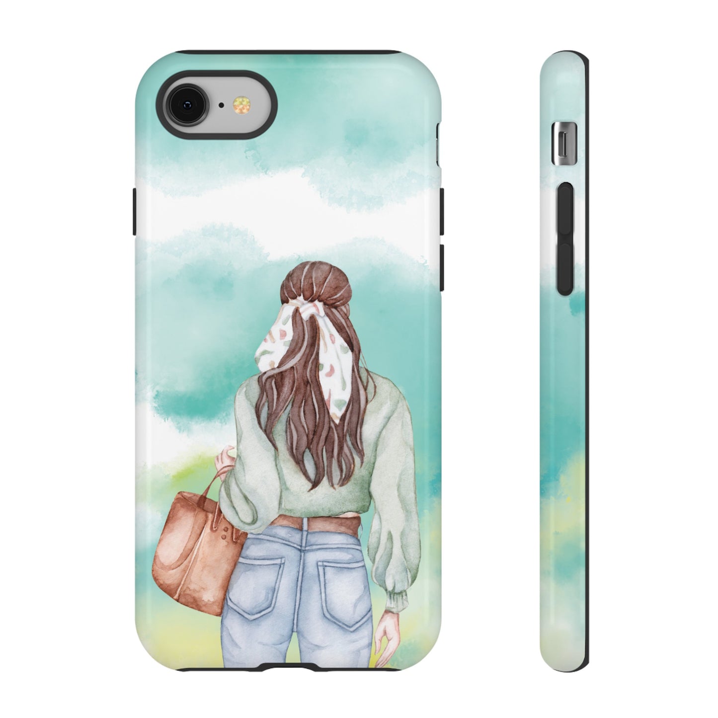 Girl Wallpaper Phone Case | iPhone 15 Plus/ Pro, 14, 13, 12| Google Pixel 7, Pro, 5| Samsung Galaxy S23 All Major Phone Models