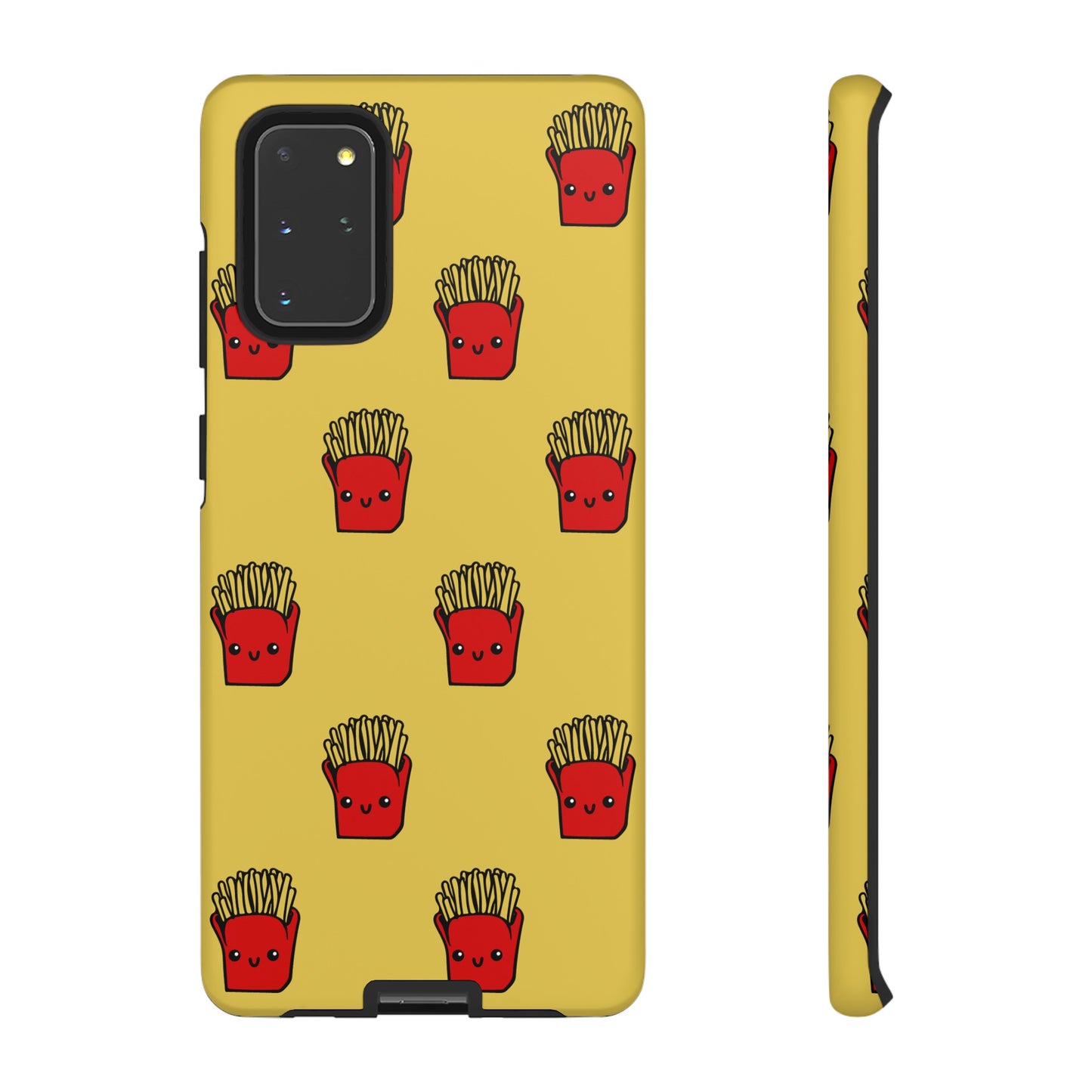 Smiling Fries Wallpaper Phone Case | iPhone 15 Plus/ Pro, 14, 13, 12| Google Pixel 7, Pro, 5| Samsung Galaxy S23 All Major Phone Models