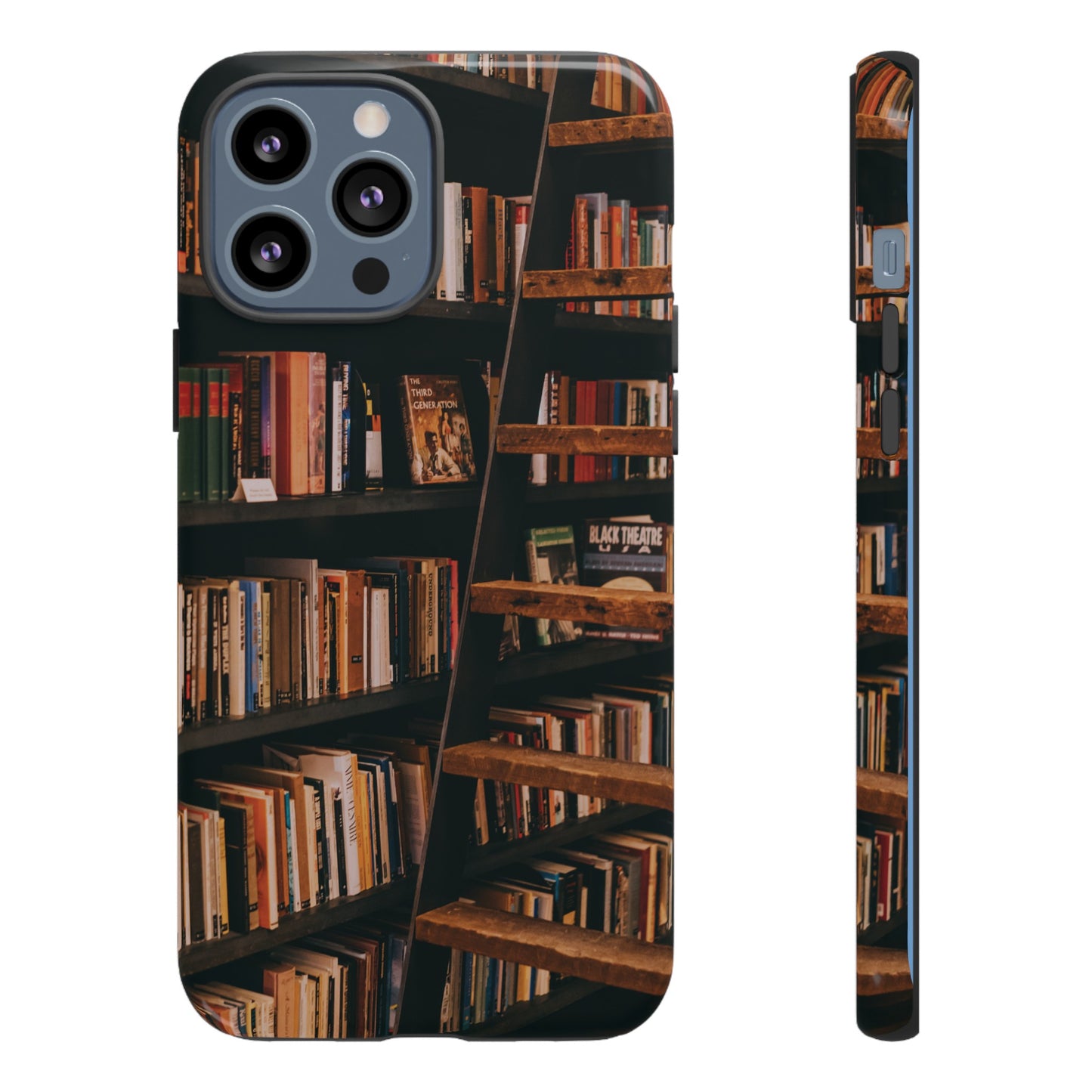 Bookcase Wallpaper Phone Case | iPhone 15 Plus/ Pro, 14, 13, 12| Google Pixel 7, Pro, 5| Samsung Galaxy S23 All Major Phone Models