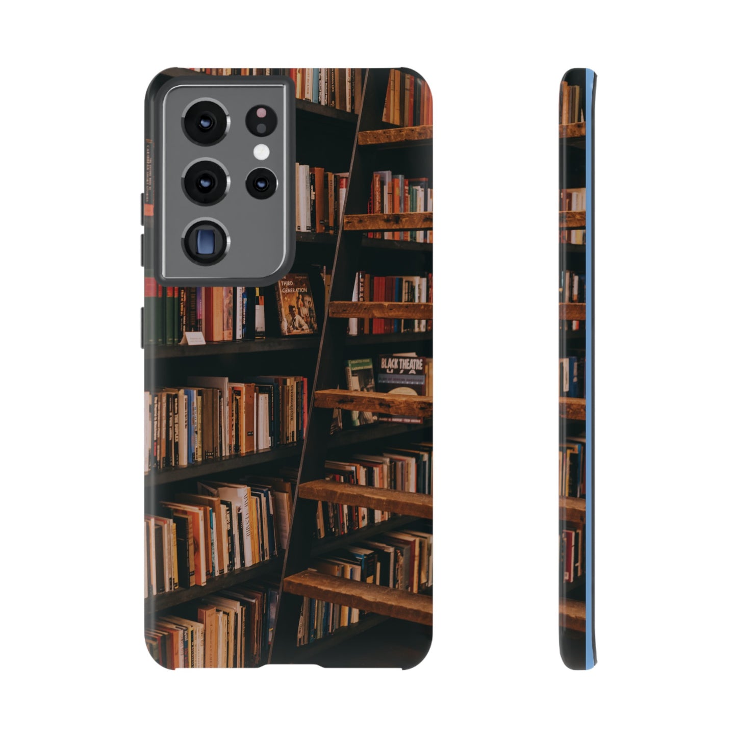 Bookcase Wallpaper Phone Case | iPhone 15 Plus/ Pro, 14, 13, 12| Google Pixel 7, Pro, 5| Samsung Galaxy S23 All Major Phone Models