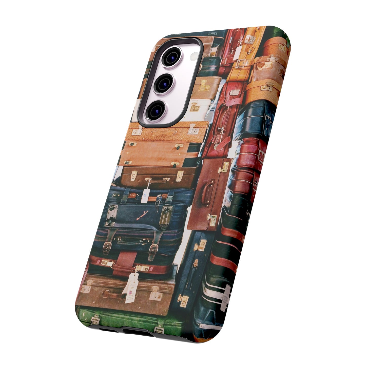 Suitcase Wallpaper Phone Case | iPhone 15 Plus/ Pro, 14, 13, 12| Google Pixel 7, Pro, 5| Samsung Galaxy S23 All Major Phone Models