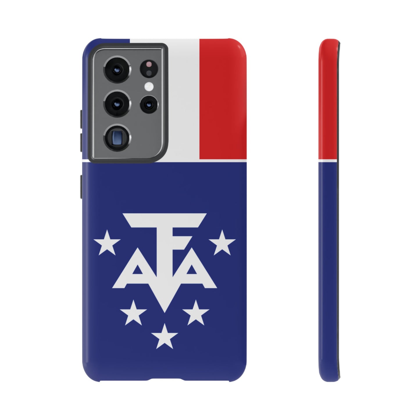 French Southern And Antarctic Lands Flag Phone Case | iPhone 15 Plus/ Pro, 14, 13, 12| Google Pixel 7, Pro, 5| Samsung Galaxy S23 All Major Phone Models