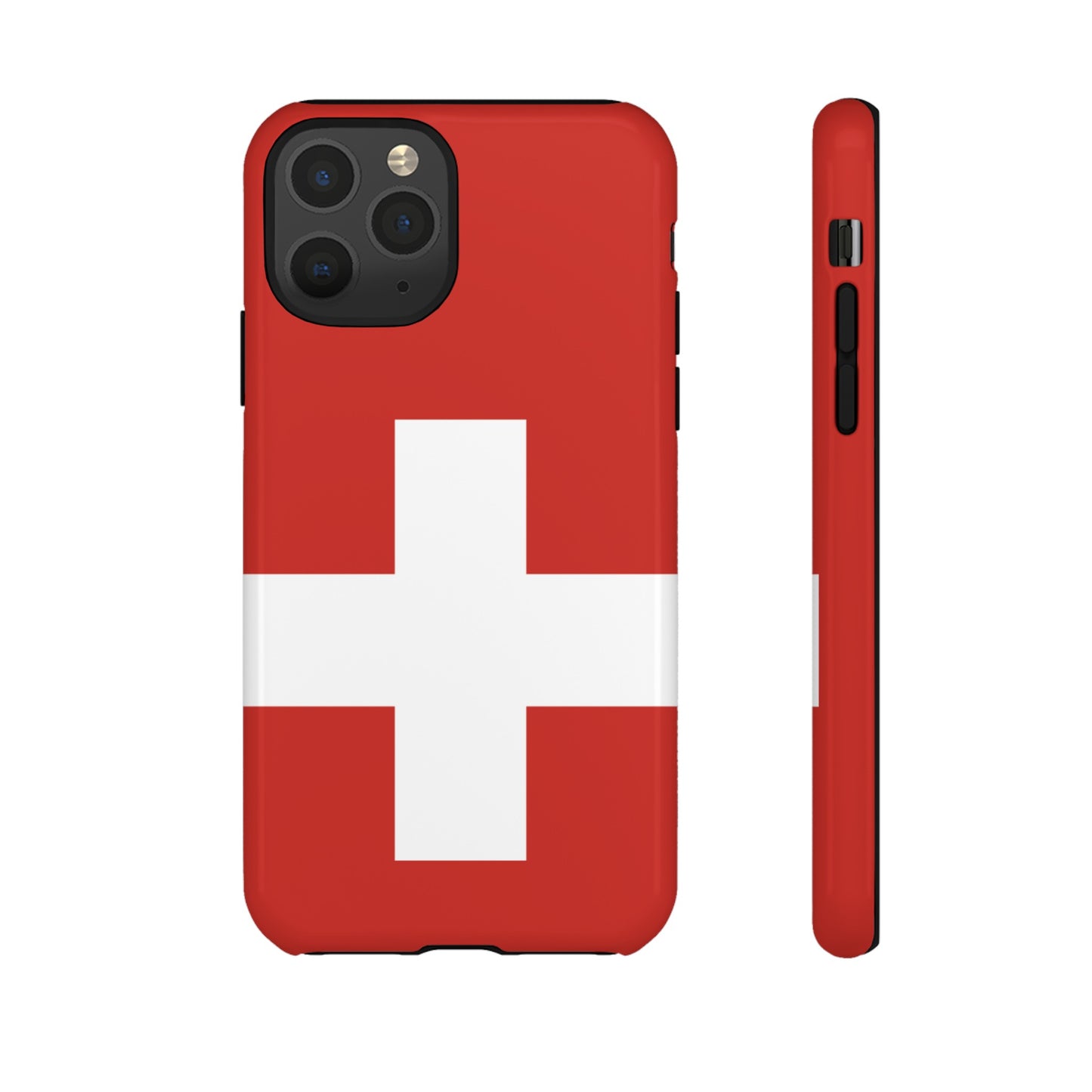 Switzerland Flag Phone Case | iPhone 15 Plus/ Pro, 14, 13, 12| Google Pixel 7, Pro, 5| Samsung Galaxy S23 All Major Phone Models