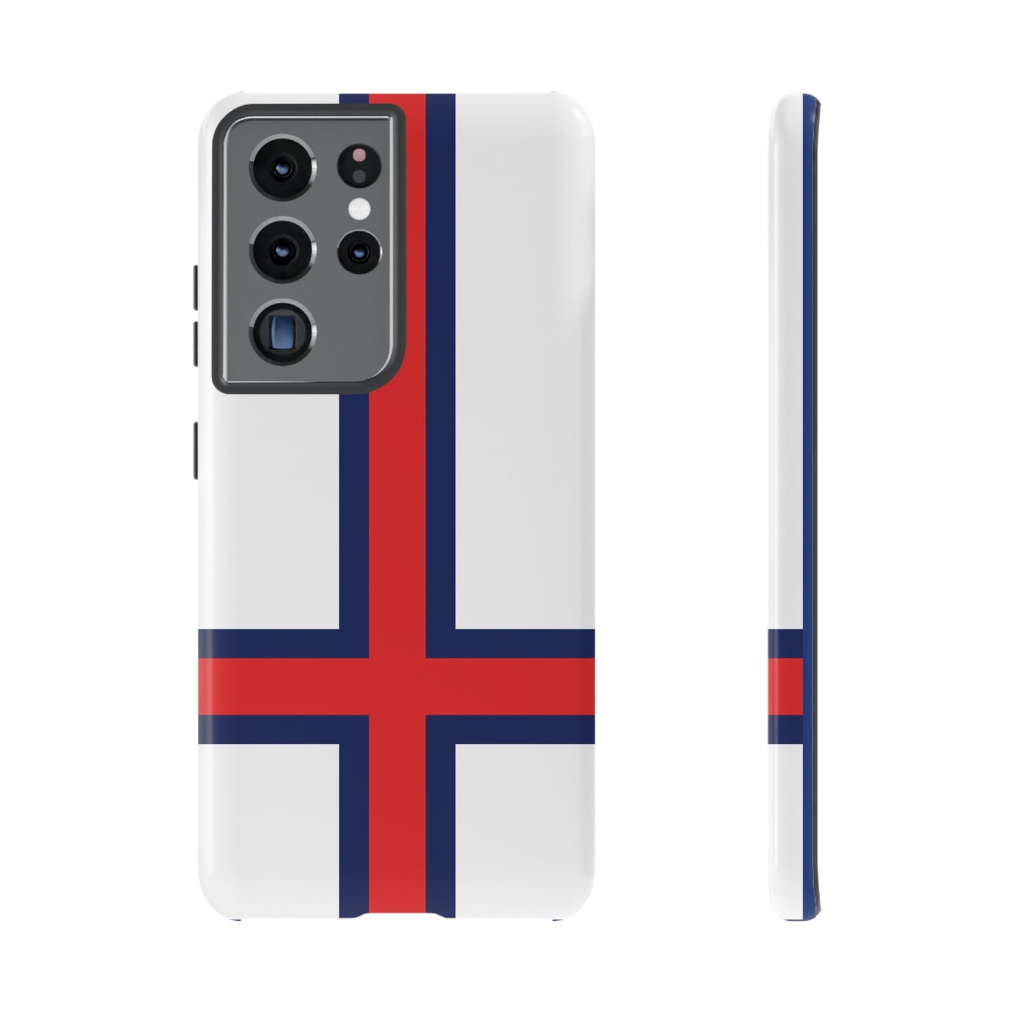 Faroe Island Denmark Flag Phone Case | iPhone 15 Plus/ Pro, 14, 13, 12| Google Pixel 7, Pro, 5| Samsung Galaxy S23 All Major Phone Models