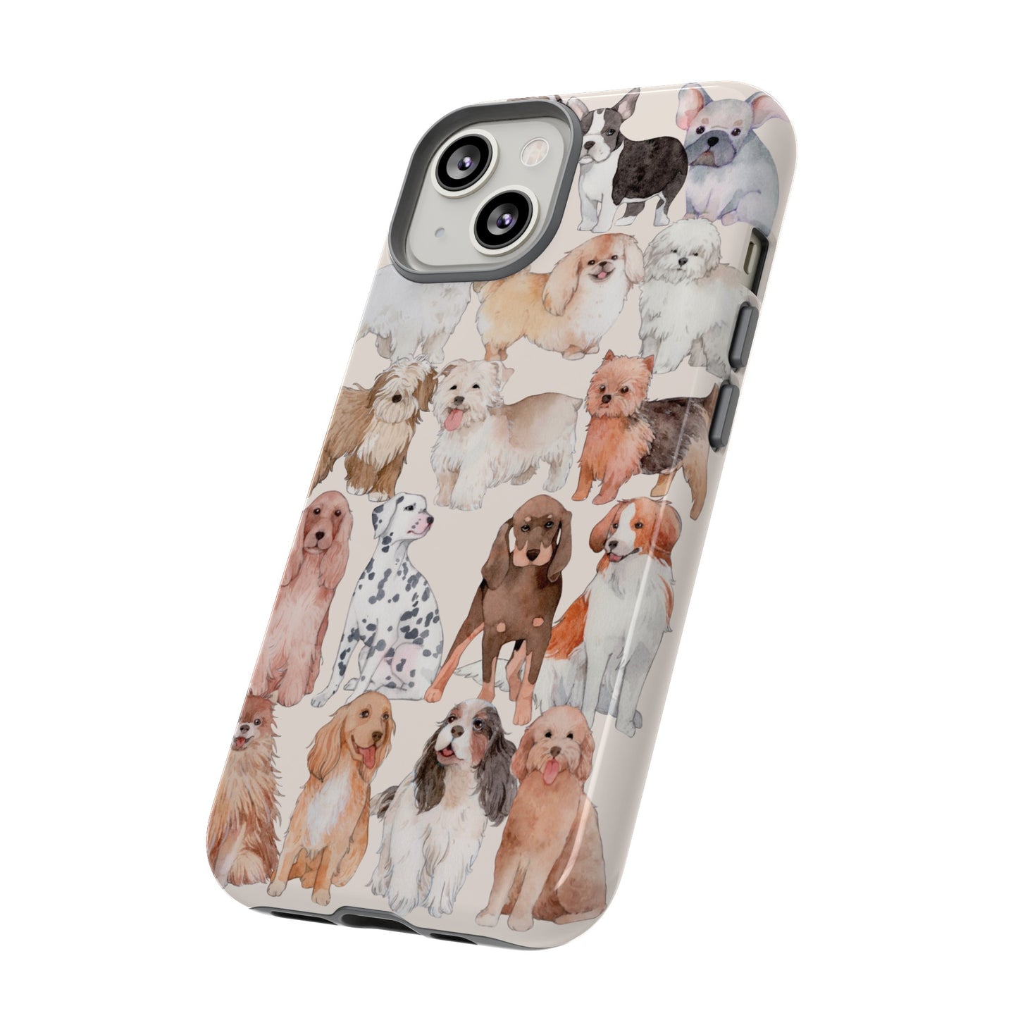 Dog Collage Wallpaper Phone Case | iPhone 15 Plus/ Pro, 14, 13, 12| Google Pixel 7, Pro, 5| Samsung Galaxy S23 All Major Phone Models