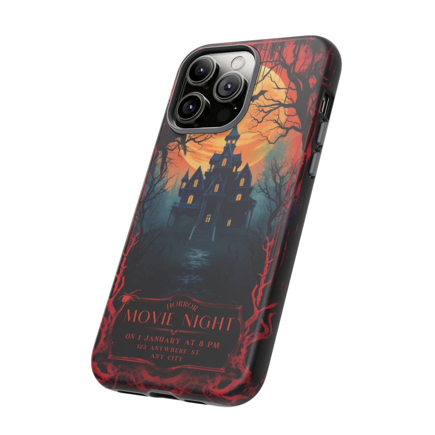 Horror Movie Night Phone Case | iPhone 15 Plus/ Pro, 14, 13, 12| Google Pixel 7, Pro, 5| Samsung Galaxy S23 All Major Phone Models