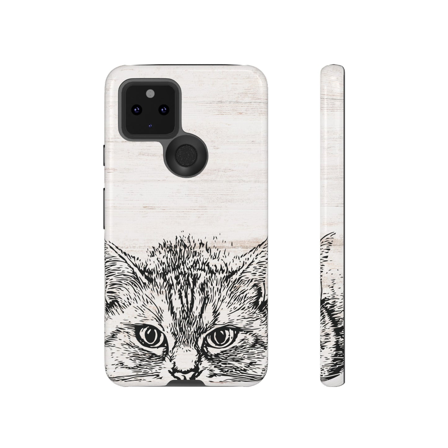 Close- Up Cat Wallpaper Phone Case | iPhone 15 Plus/ Pro, 14, 13, 12| Google Pixel 7, Pro, 5| Samsung Galaxy S23 All Major Phone Models