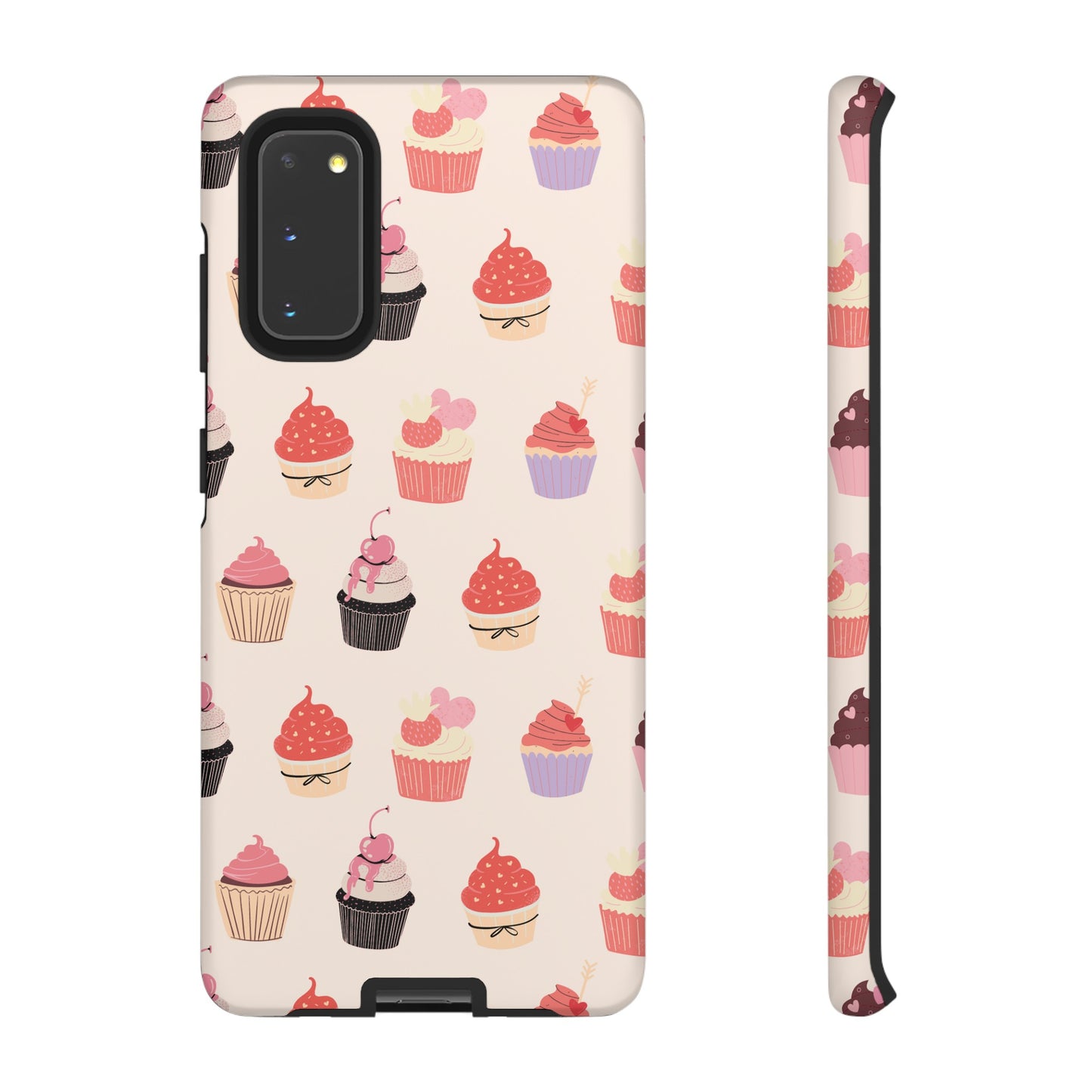 Cupcake Collage Wallpaper Phone Case | iPhone 15 Plus/ Pro, 14, 13, 12| Google Pixel 7, Pro, 5| Samsung Galaxy S23 All Major Phone Models