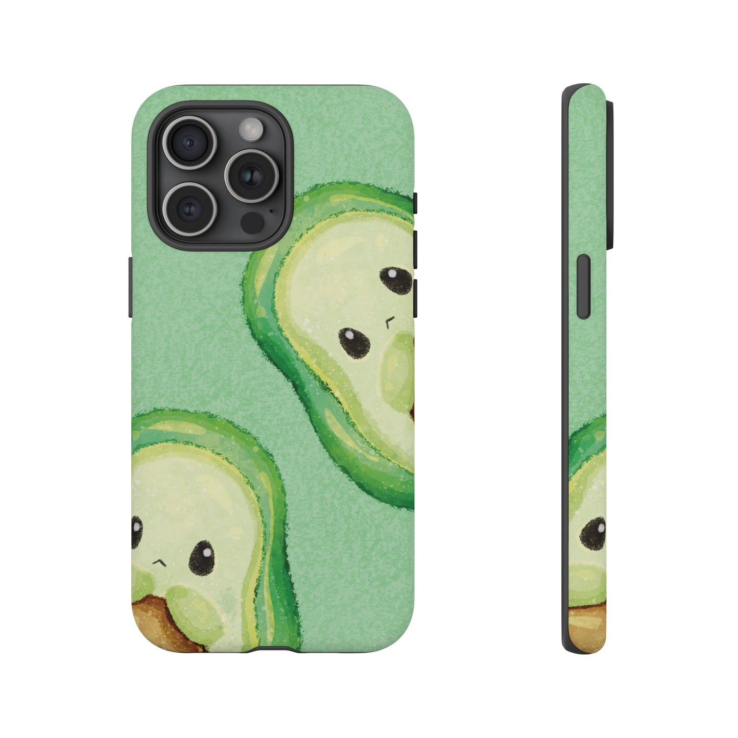 Avocado Friends Wallpaper Phone Case | iPhone 15 Plus/ Pro, 14, 13, 12| Google Pixel 7, Pro, 5| Samsung Galaxy S23 All Major Phone Models