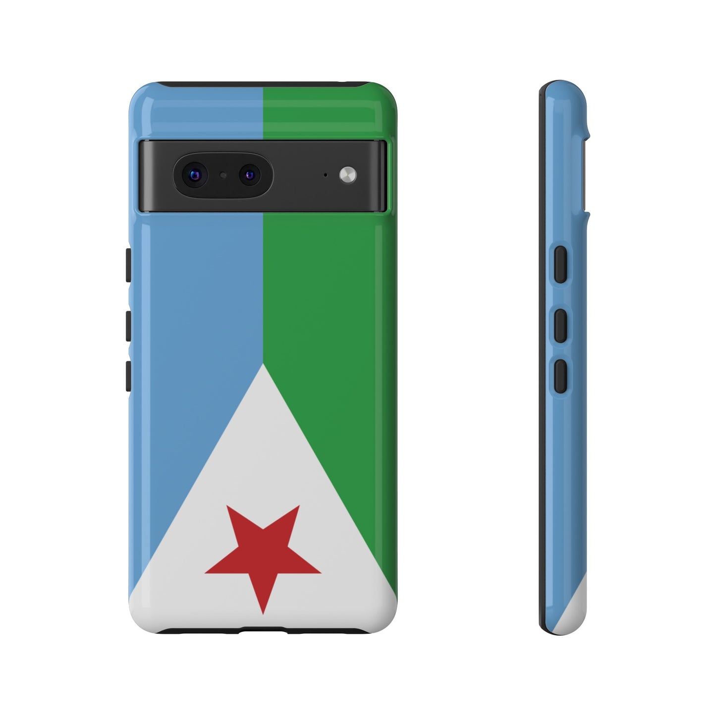 Djibouti Flag Phone Case | iPhone 15 Plus/ Pro, 14, 13, 12| Google Pixel 7, Pro, 5| Samsung Galaxy S23 All Major Phone Models