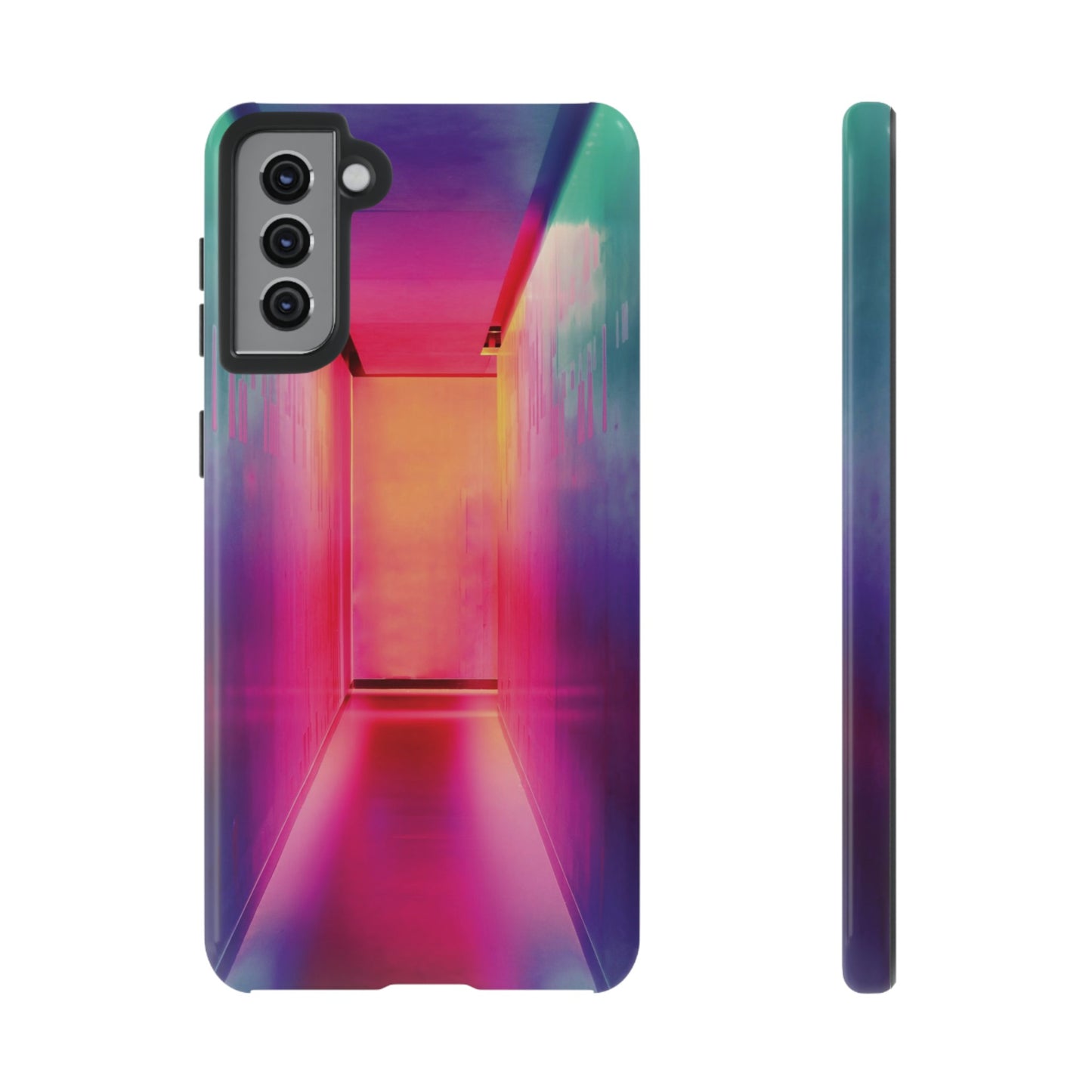 Rainbow Hallway Wallpaper Phone Case | iPhone 15 Plus/ Pro, 14, 13, 12| Google Pixel 7, Pro, 5| Samsung Galaxy S23 All Major Phone Models