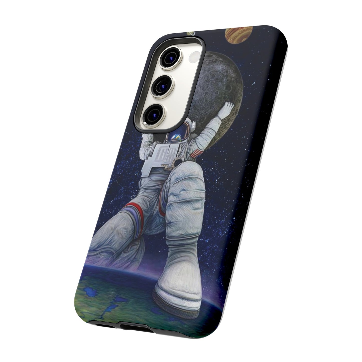 Astronaut Holding The Moon Phone Case | iPhone 15 Plus/ Pro, 14, 13, 12| Google Pixel 7, Pro, 5| Samsung Galaxy S23 All Major Phone Models