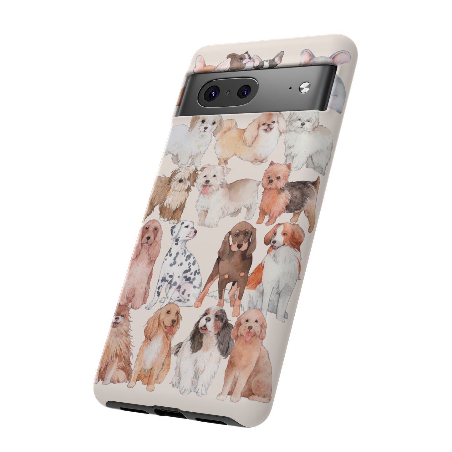 Dog Collage Wallpaper Phone Case | iPhone 15 Plus/ Pro, 14, 13, 12| Google Pixel 7, Pro, 5| Samsung Galaxy S23 All Major Phone Models