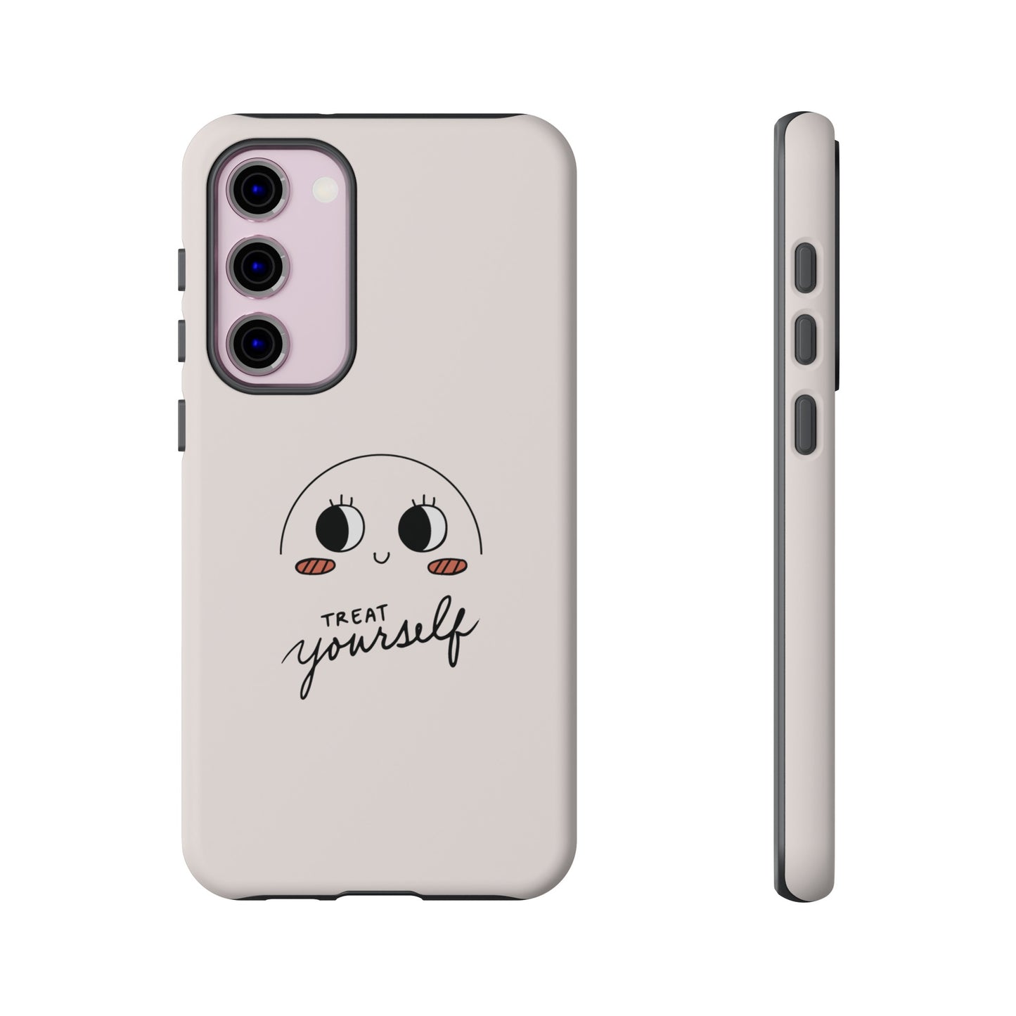 Treat Yourself Wallpaper Phone Case | iPhone 15 Plus/ Pro, 14, 13, 12| Google Pixel 7, Pro, 5| Samsung Galaxy S23 All Major Phone Models