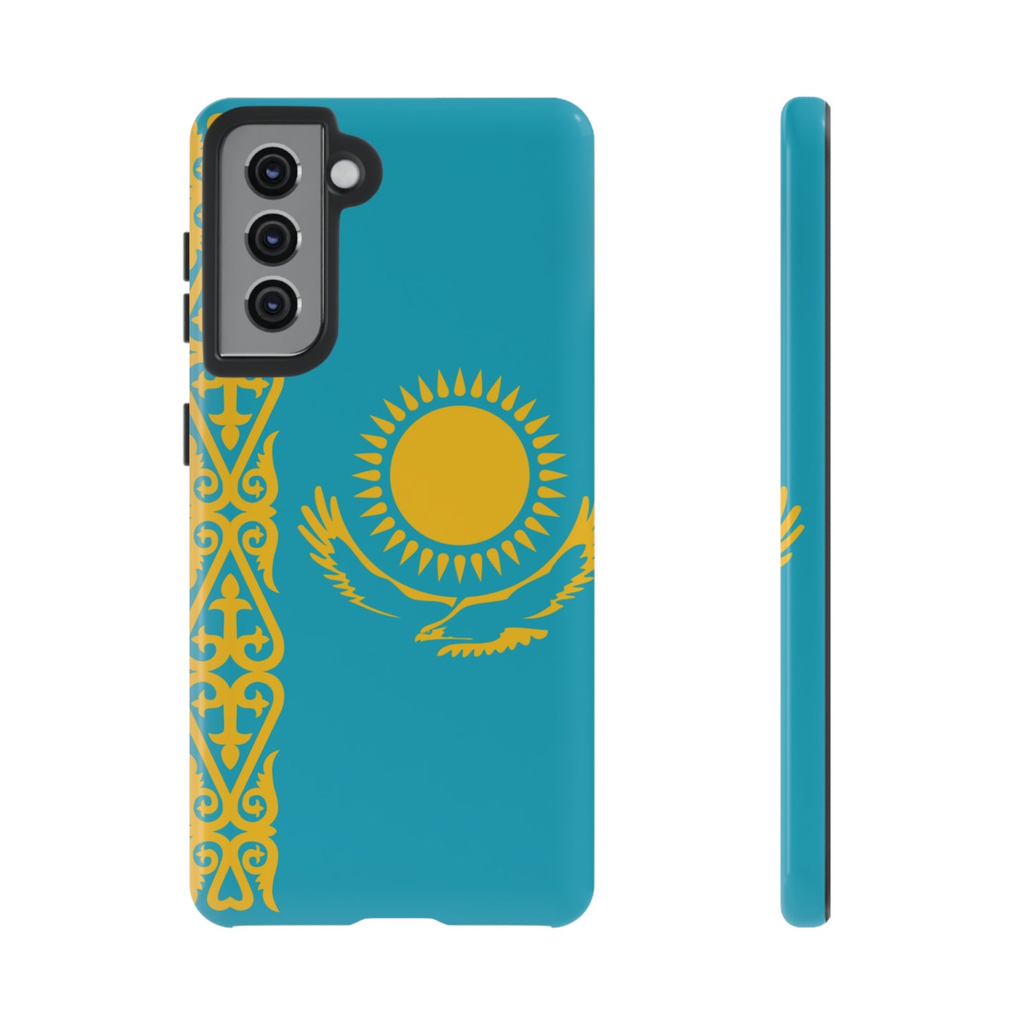 Kazakhstan Flag Phone Case | iPhone 15 Plus/ Pro, 14, 13, 12| Google Pixel 7, Pro, 5| Samsung Galaxy S23 All Major Phone Models