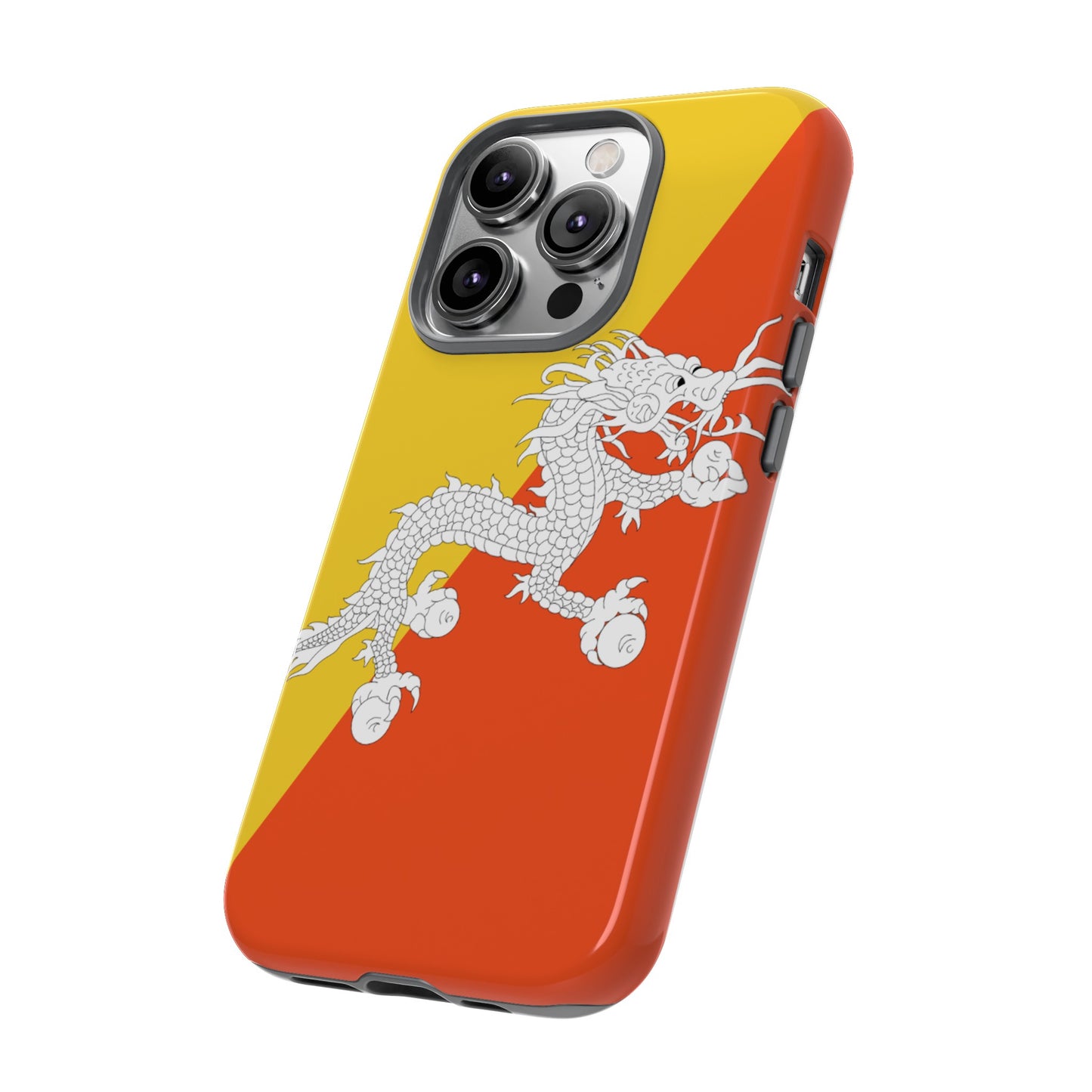 Bhutan Flag Phone Case | iPhone 15 Plus/ Pro, 14, 13, 12| Google Pixel 7, Pro, 5| Samsung Galaxy S23 All Major Phone Models