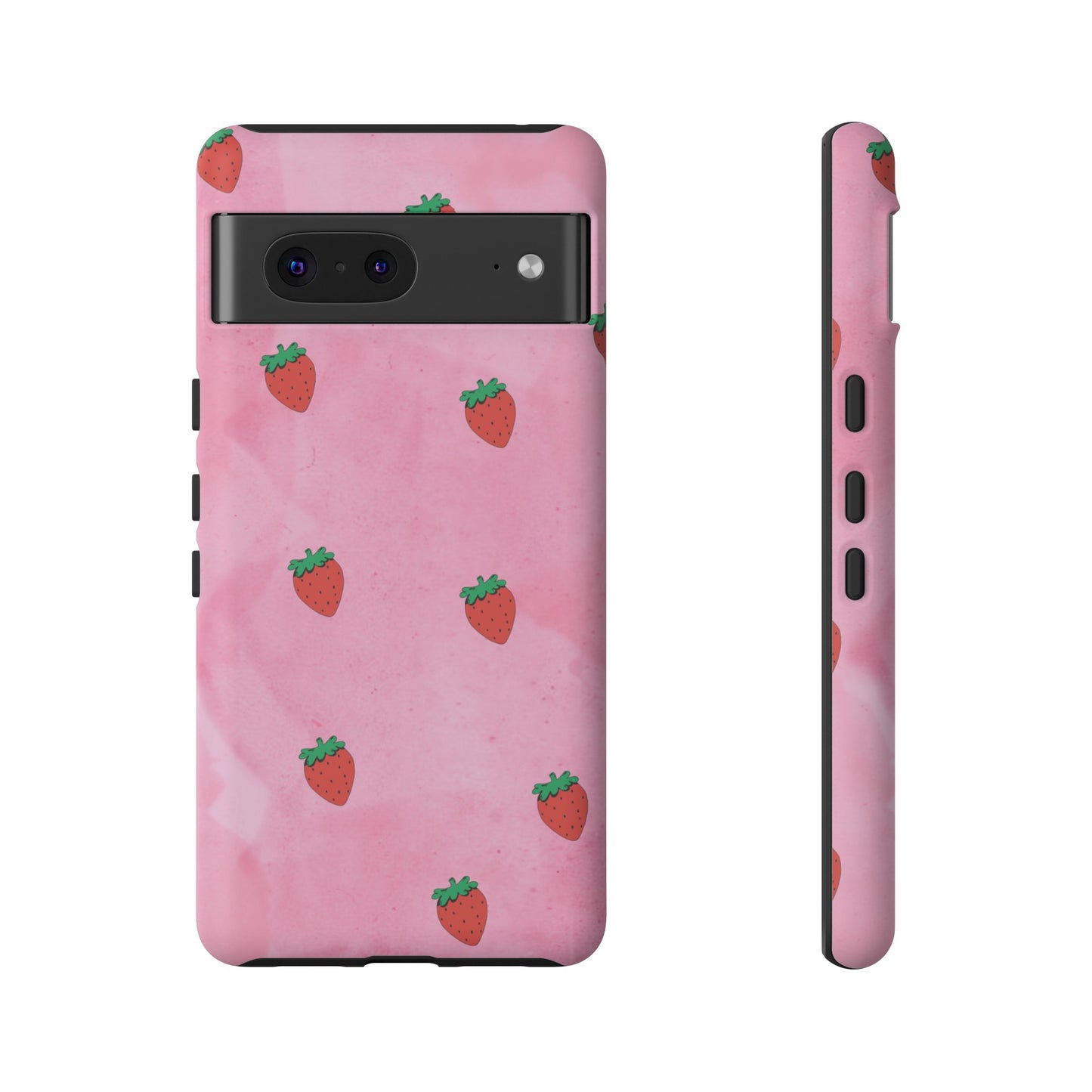 Strawberry Wallpaper Phone Case | iPhone 15 Plus/ Pro, 14, 13, 12| Google Pixel 7, Pro, 5| Samsung Galaxy S23 All Major Phone Models