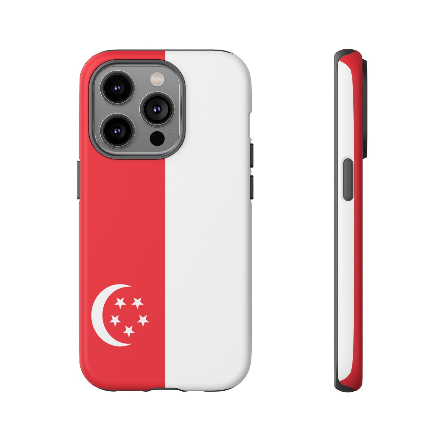 Singapore Flag Phone Case | iPhone 15 Plus/ Pro, 14, 13, 12| Google Pixel 7, Pro, 5| Samsung Galaxy S23 All Major Phone Models