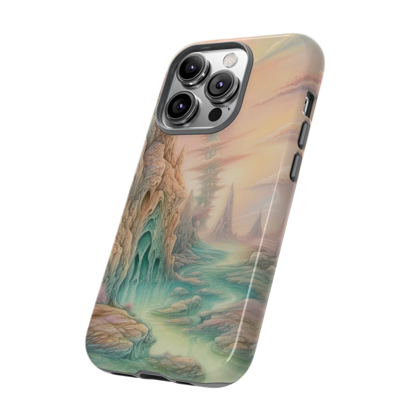 Caves Sci-Fi Wallpaper Phone Case | iPhone 15 Plus/ Pro, 14, 13, 12| Google Pixel 7, Pro, 5| Samsung Galaxy S23 All Major Phone Models