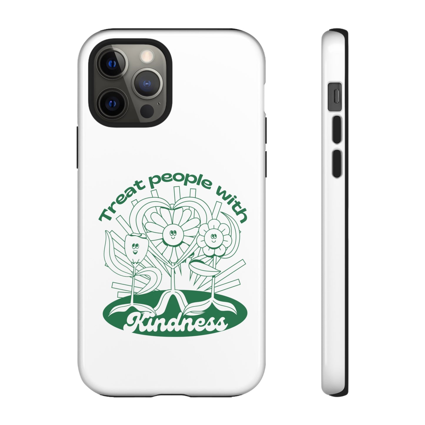 Treat People With Kindness Phone Case | iPhone 15 Plus/ Pro, 14, 13, 12| Google Pixel 7, Pro, 5| Samsung Galaxy S23 All Major Phone Models