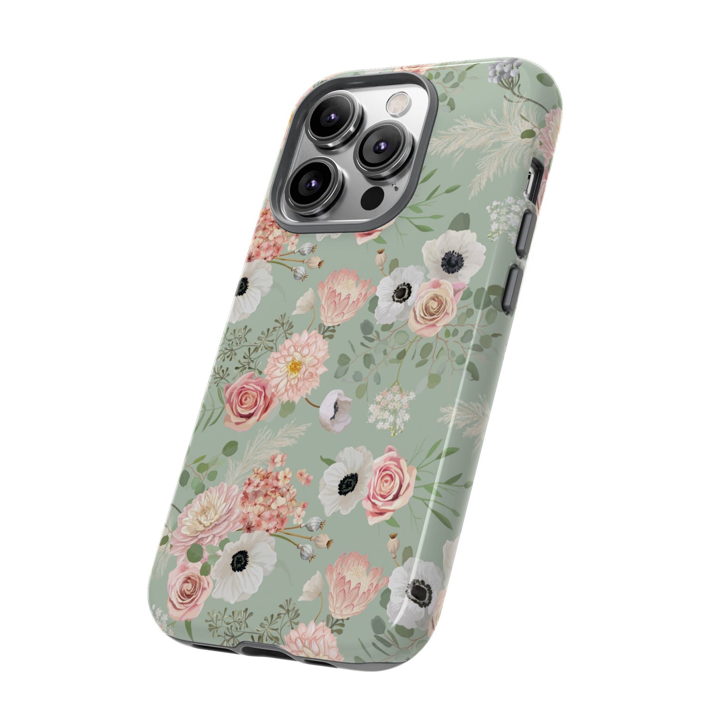 Pastel Flowers Phone Case | iPhone 15 Plus/ Pro, 14, 13, 12| Google Pixel 7, Pro, 5| Samsung Galaxy S23 All Major Phone Models