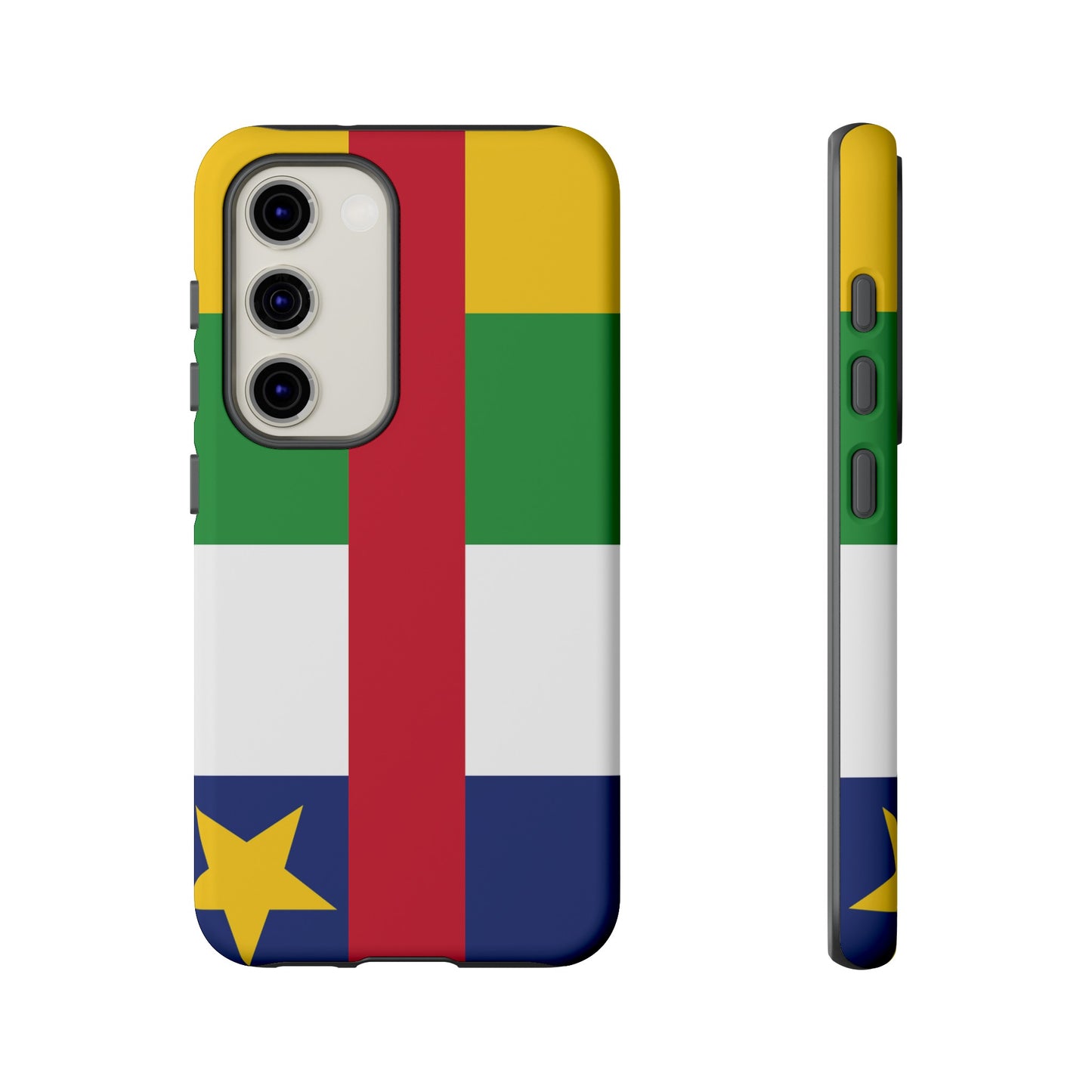 Central African Republic Flag Phone Case | iPhone 15 Plus/ Pro, 14, 13, 12| Google Pixel 7, Pro, 5| Samsung Galaxy S23 All Major Phone Models