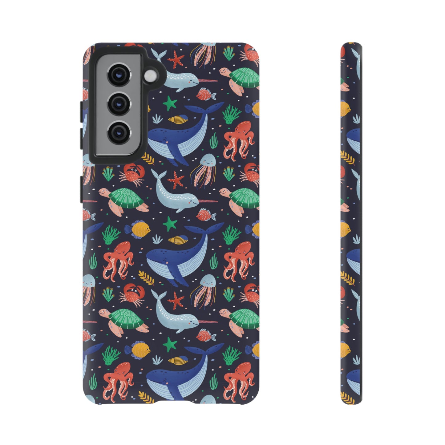 Sea Creatures Wallpaper Phone Case | iPhone 15 Plus/ Pro, 14, 13, 12| Google Pixel 7, Pro, 5| Samsung Galaxy S23 All Major Phone Models