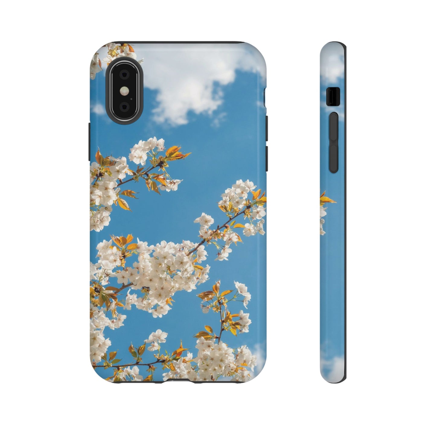 White Blossom Wallpaper Phone Case | iPhone 15 Plus/ Pro, 14, 13, 12| Google Pixel 7, Pro, 5| Samsung Galaxy S23 All Major Phone Models