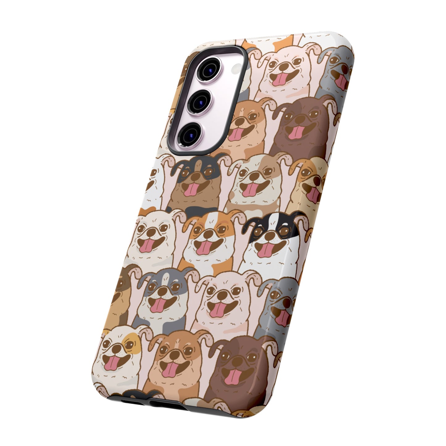 Dog Line Up Phone Case | iPhone 15 Plus/ Pro, 14, 13, 12| Google Pixel 7, Pro, 5| Samsung Galaxy S23 All Major Phone Models