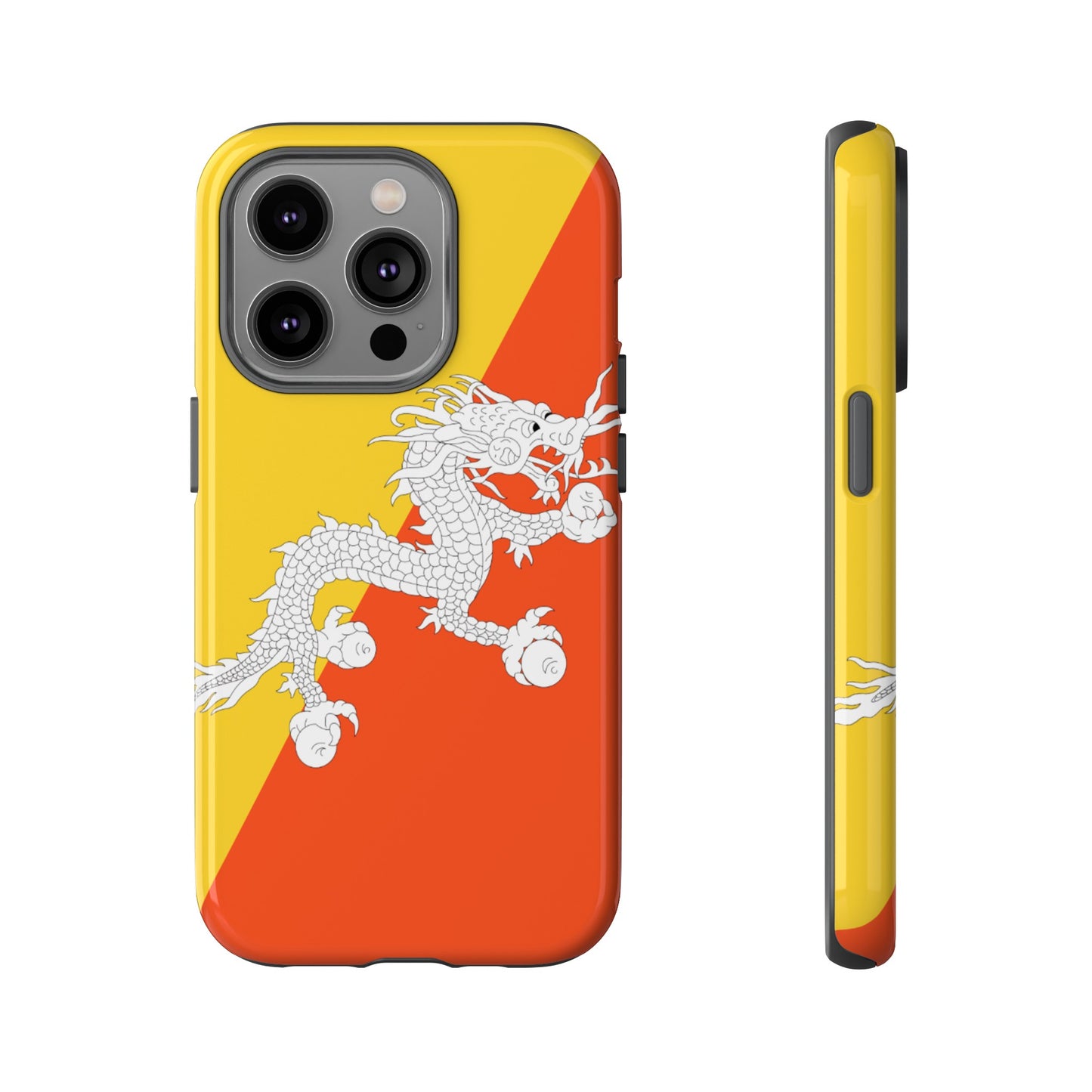 Bhutan Flag Phone Case | iPhone 15 Plus/ Pro, 14, 13, 12| Google Pixel 7, Pro, 5| Samsung Galaxy S23 All Major Phone Models