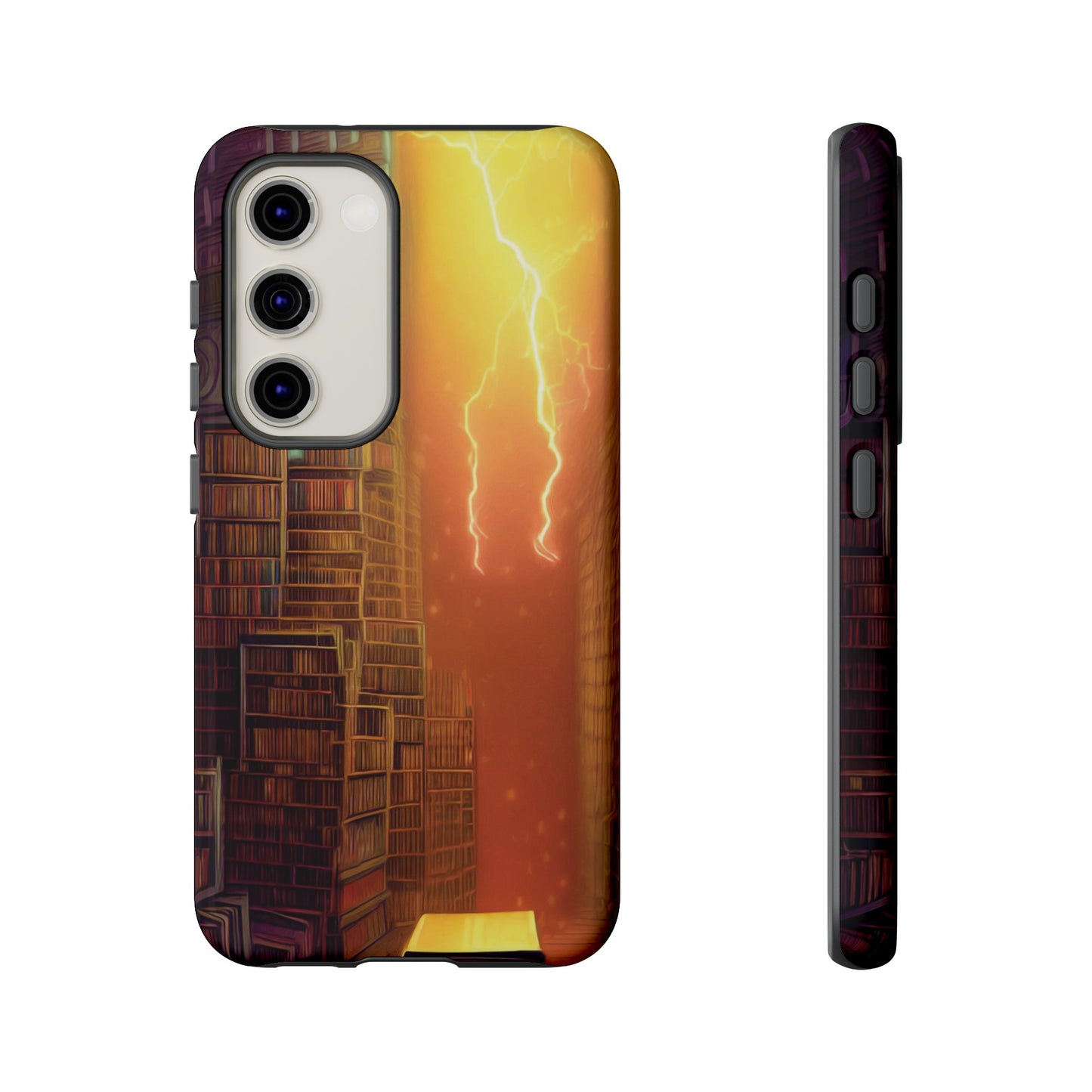 Lightning in the Library Wallpaper Phone Case | iPhone 15 Plus/ Pro, 14, 13, 12| Google Pixel 7, Pro, 5| Samsung Galaxy S23 All Major Phone Models