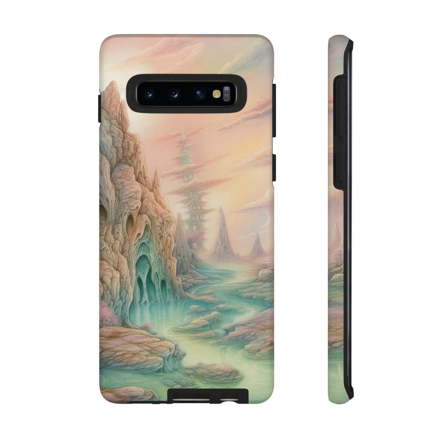 Caves Sci-Fi Wallpaper Phone Case | iPhone 15 Plus/ Pro, 14, 13, 12| Google Pixel 7, Pro, 5| Samsung Galaxy S23 All Major Phone Models