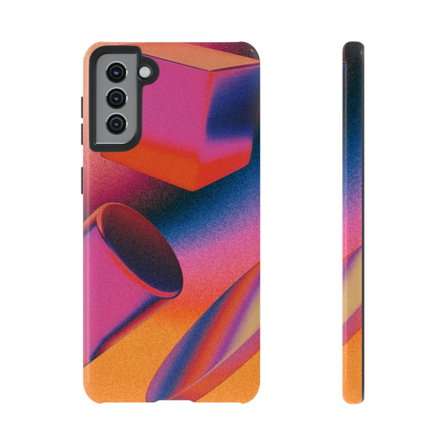 Floating Shapes Wallpaper Phone Case | iPhone 15 Plus/ Pro, 14, 13, 12| Google Pixel 7, Pro, 5| Samsung Galaxy S23 All Major Phone Models