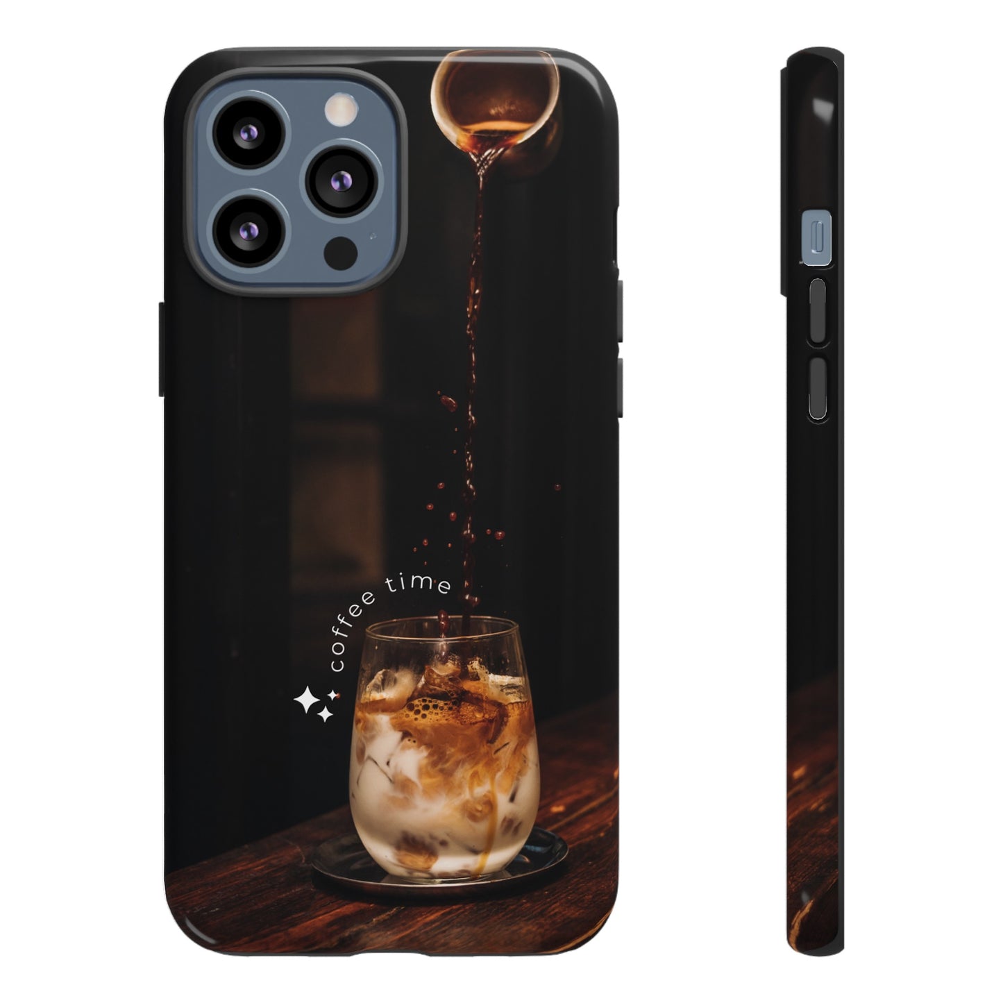 Coffee Time Wallpaper Phone Case | iPhone 15 Plus/ Pro, 14, 13, 12| Google Pixel 7, Pro, 5| Samsung Galaxy S23 All Major Phone Models