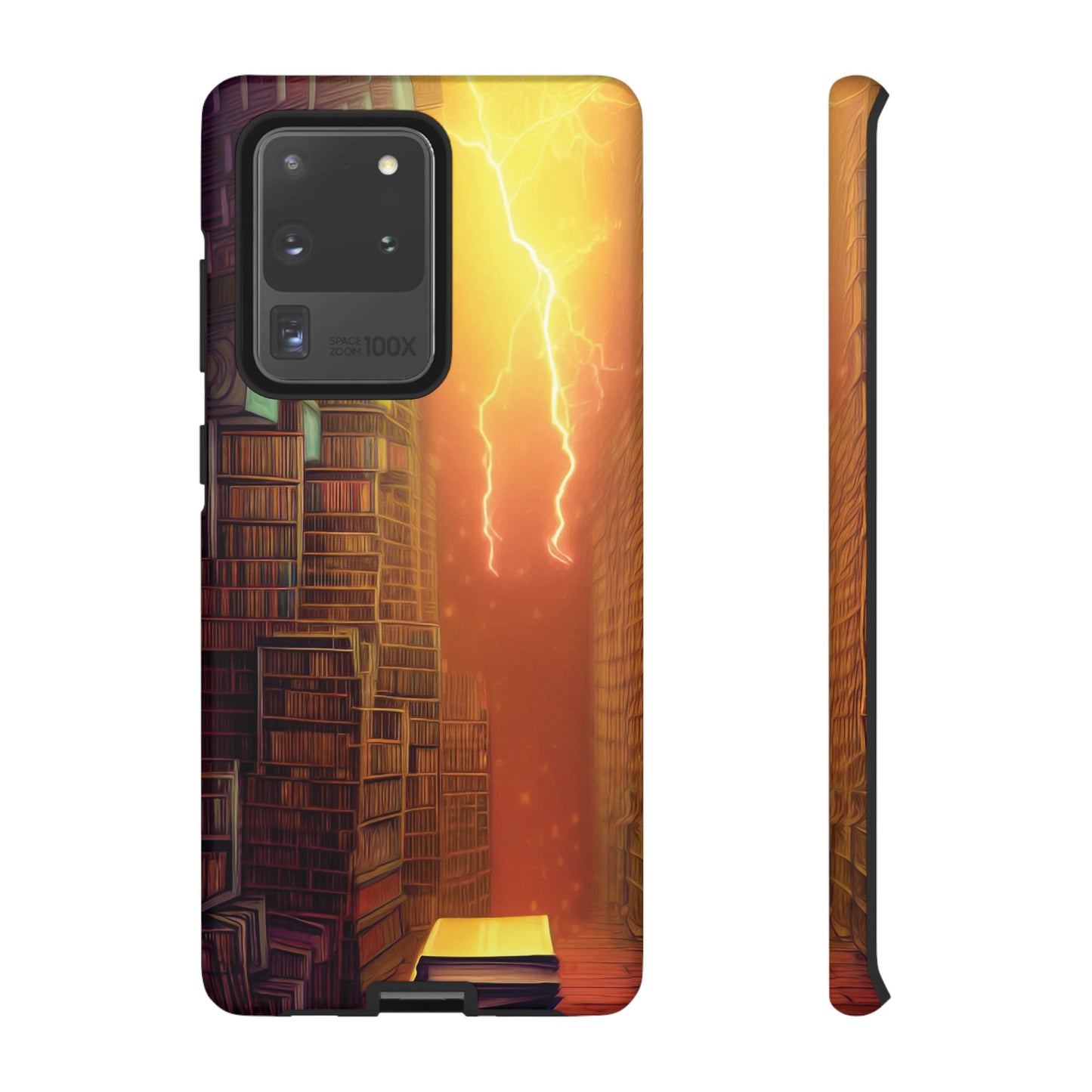 Lightning in the Library Wallpaper Phone Case | iPhone 15 Plus/ Pro, 14, 13, 12| Google Pixel 7, Pro, 5| Samsung Galaxy S23 All Major Phone Models