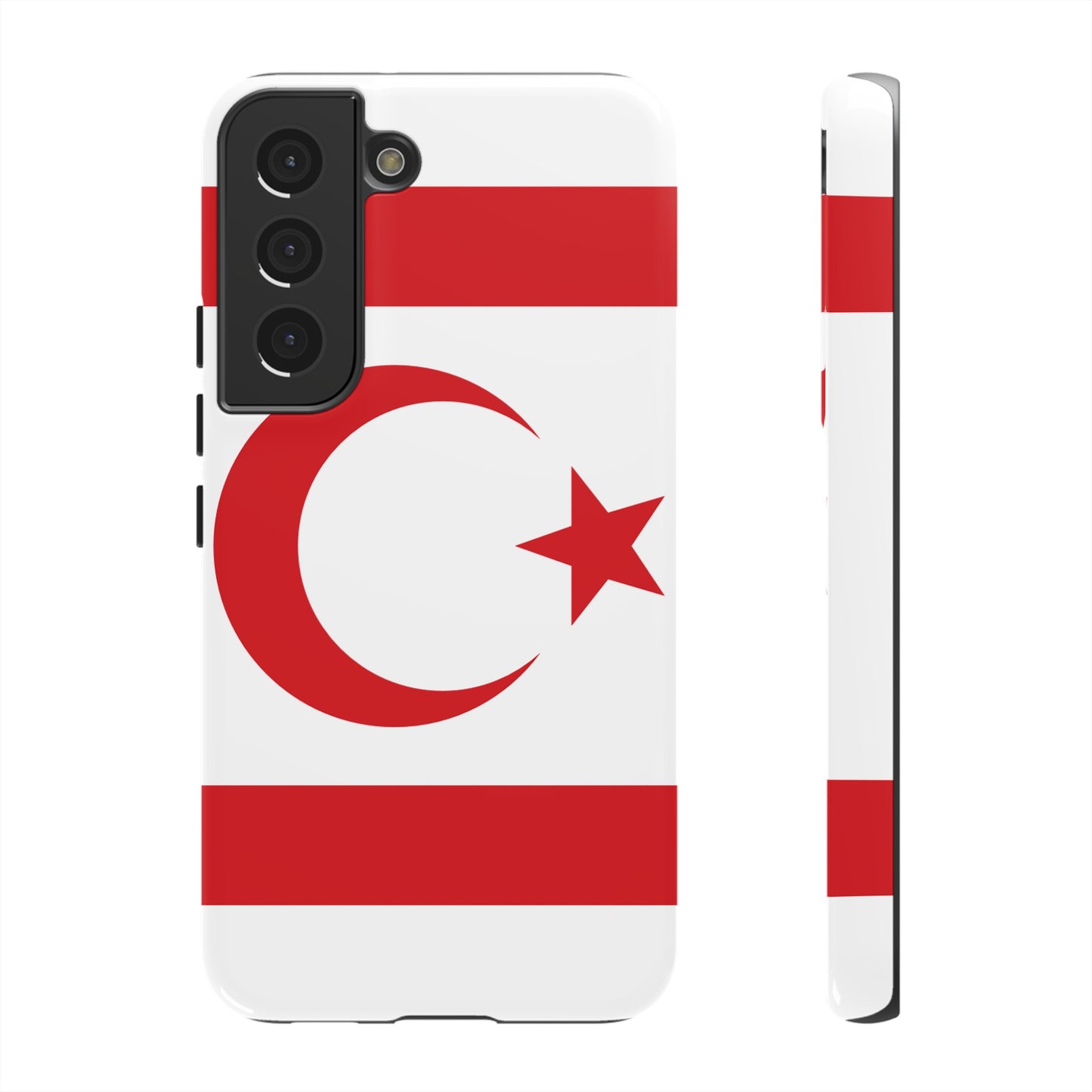 Northern Cyprus Flag Phone Case | iPhone 15 Plus/ Pro, 14, 13, 12| Google Pixel 7, Pro, 5| Samsung Galaxy S23 All Major Phone Models